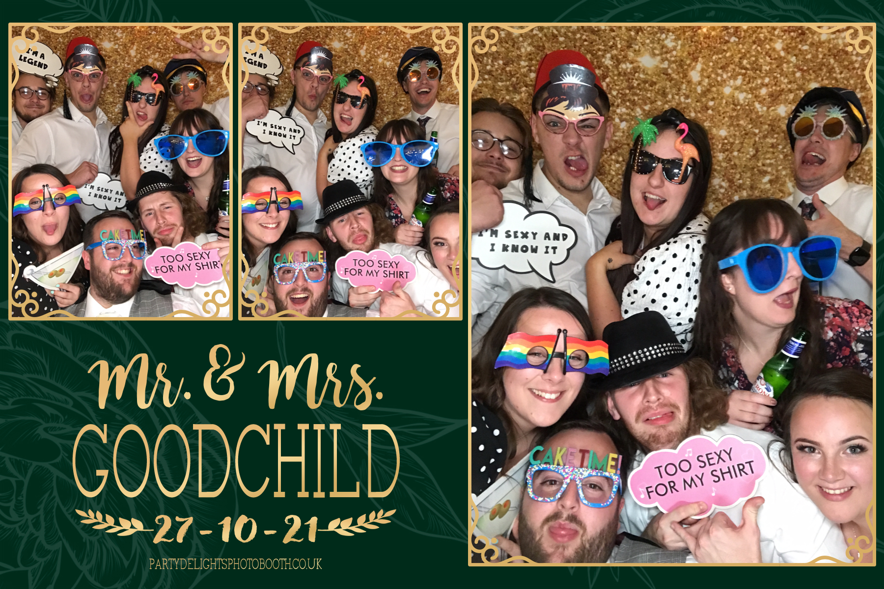 Mr and Mrs Goodchild | View more photos from the event at gallery.partydelightsphotobooth.co.uk/u/PartyDelightsPhotoBooth/Mr-and-Mrs-Goodchild