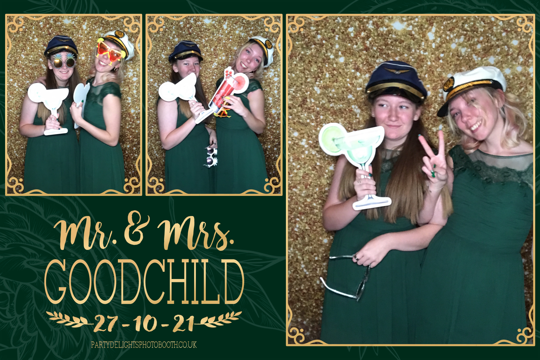 Mr and Mrs Goodchild | View more photos from the event at gallery.partydelightsphotobooth.co.uk/u/PartyDelightsPhotoBooth/Mr-and-Mrs-Goodchild