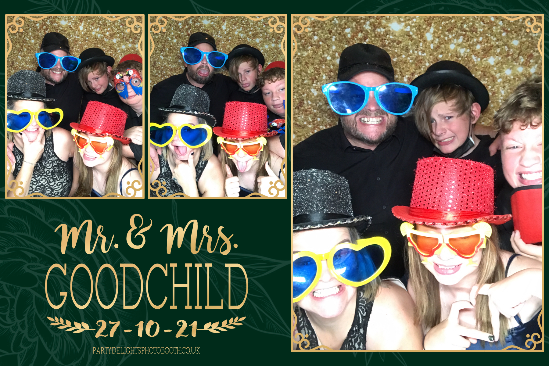 Mr and Mrs Goodchild | View more photos from the event at gallery.partydelightsphotobooth.co.uk/u/PartyDelightsPhotoBooth/Mr-and-Mrs-Goodchild