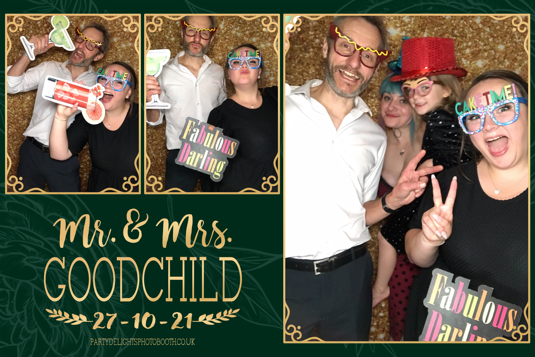 Mr and Mrs Goodchild | View more photos from the event at gallery.partydelightsphotobooth.co.uk/u/PartyDelightsPhotoBooth/Mr-and-Mrs-Goodchild