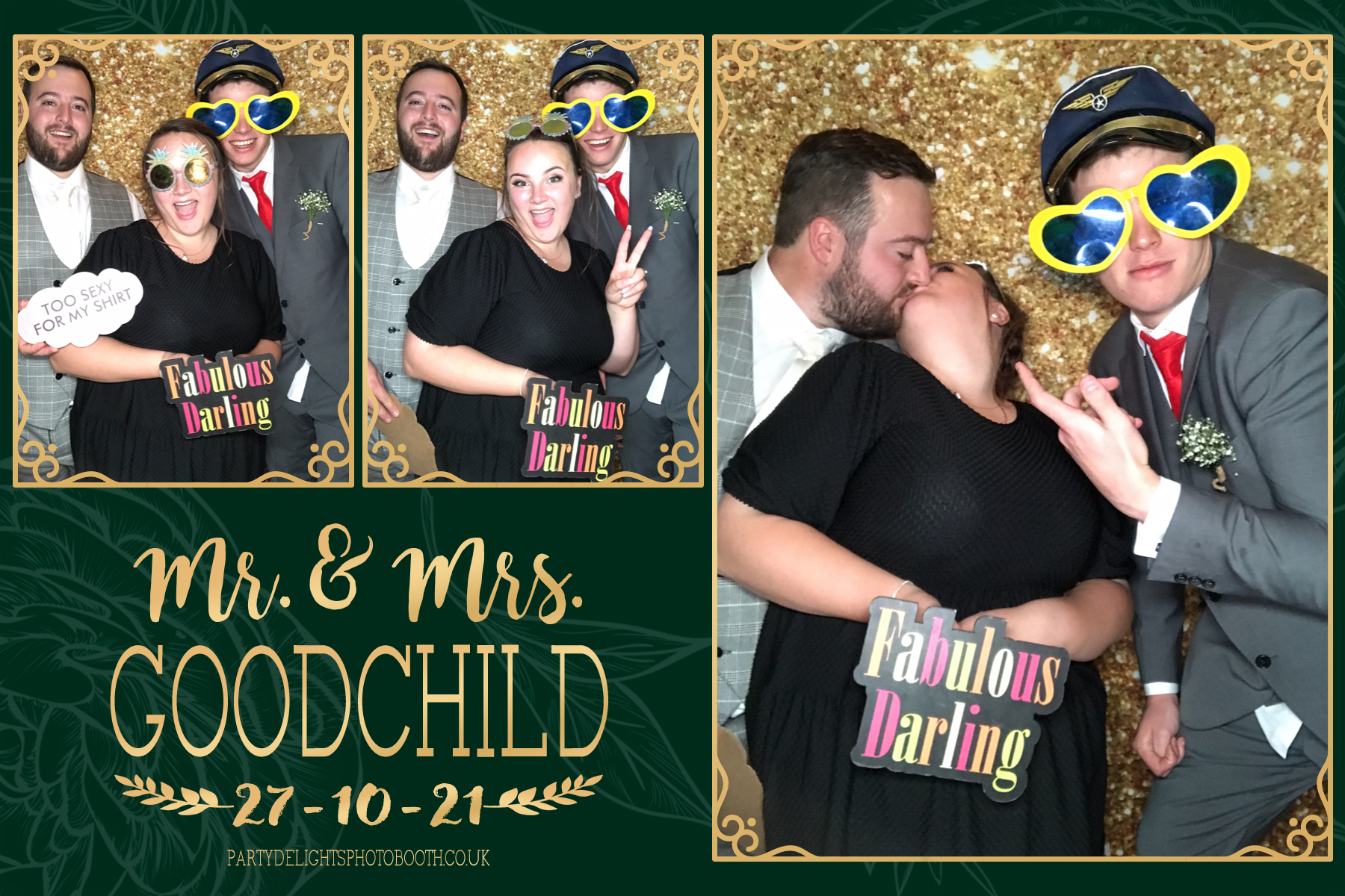 Mr and Mrs Goodchild | View more photos from the event at gallery.partydelightsphotobooth.co.uk/u/PartyDelightsPhotoBooth/Mr-and-Mrs-Goodchild