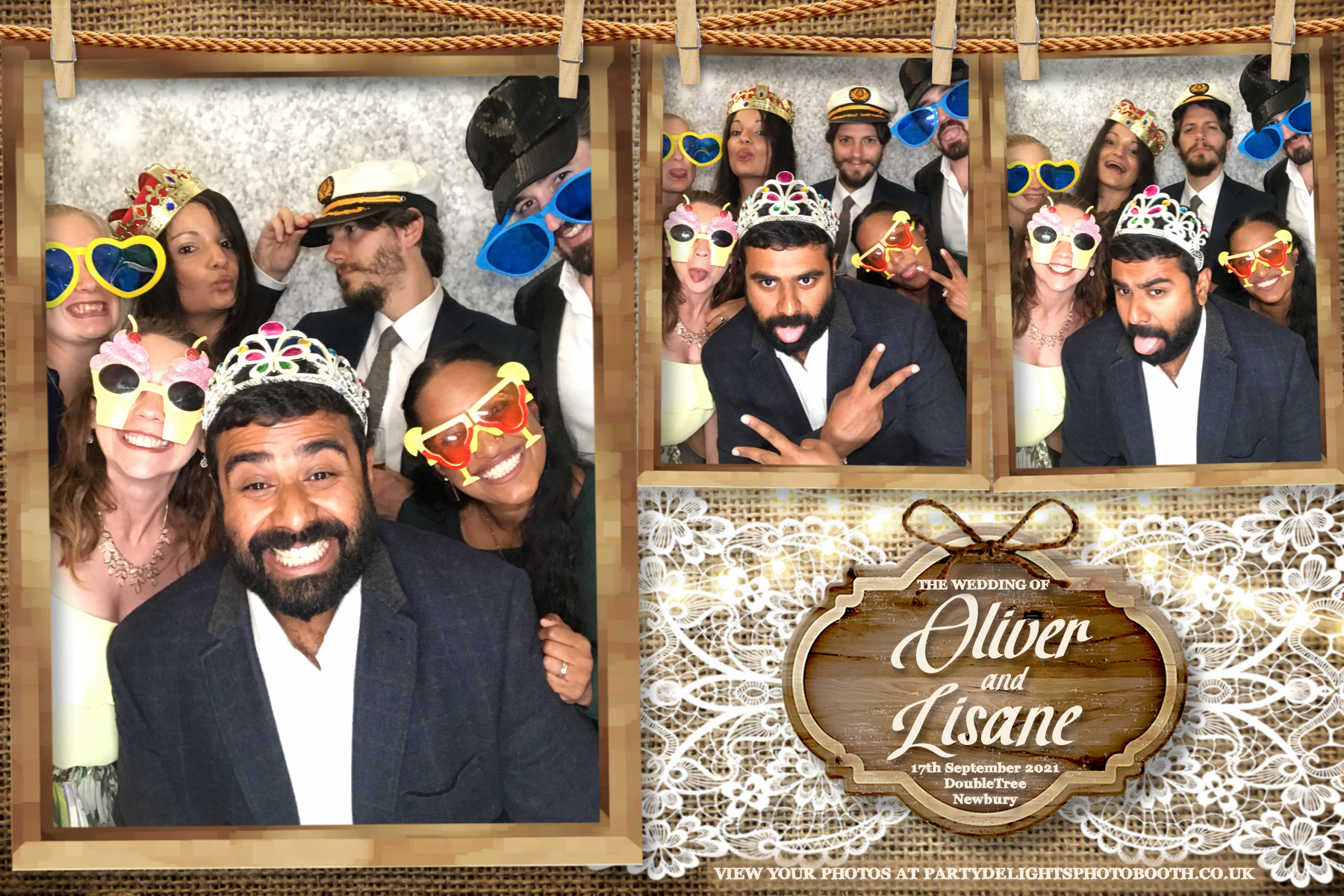 Oliver & Lisane's Wedding | View more photos from the event at gallery.partydelightsphotobooth.co.uk/u/PartyDelightsPhotoBooth/Oliver-Lisanes-Wedding