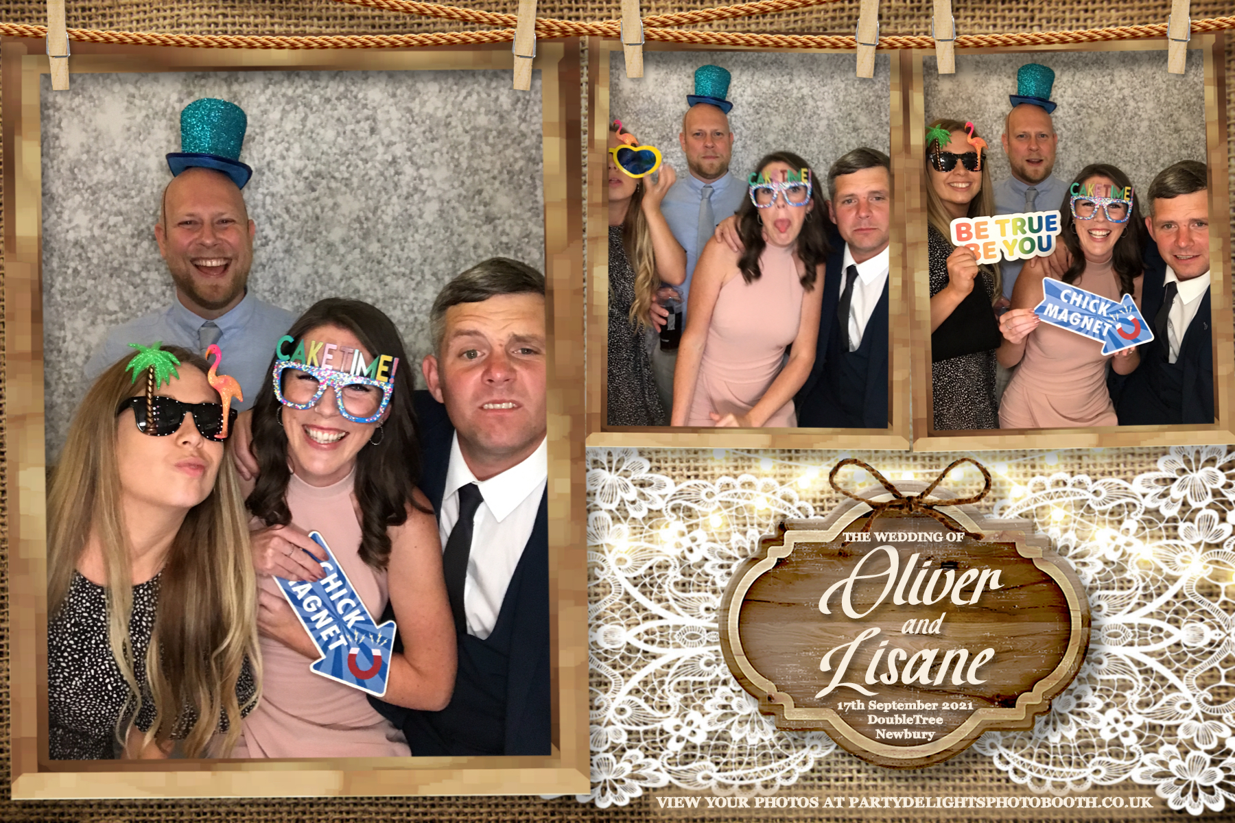 Oliver & Lisane's Wedding | View more photos from the event at gallery.partydelightsphotobooth.co.uk/u/PartyDelightsPhotoBooth/Oliver-Lisanes-Wedding