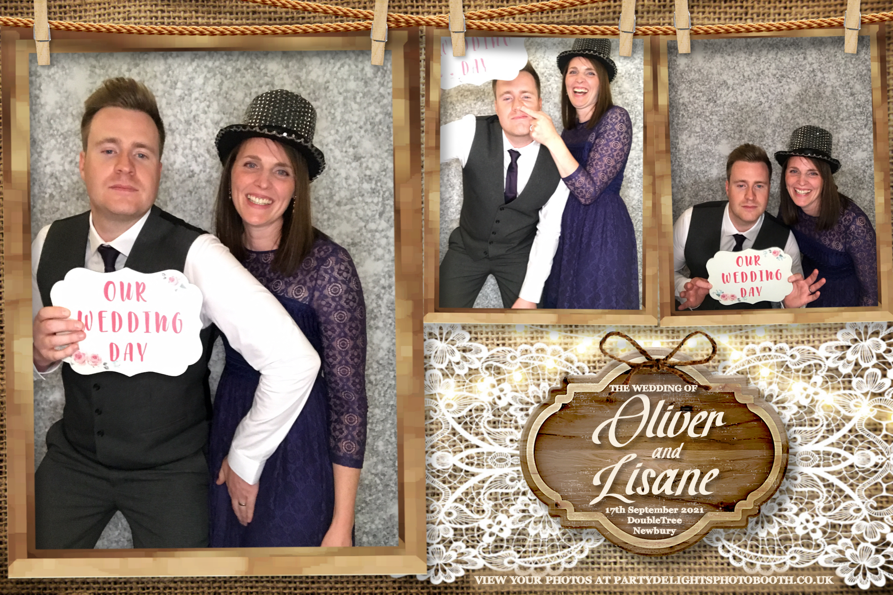 Oliver & Lisane's Wedding | View more photos from the event at gallery.partydelightsphotobooth.co.uk/u/PartyDelightsPhotoBooth/Oliver-Lisanes-Wedding