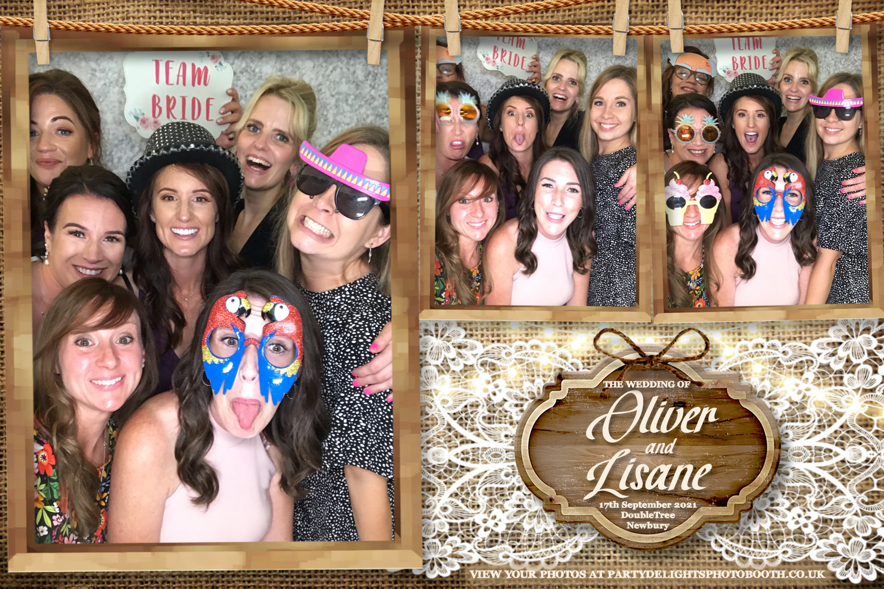 Oliver & Lisane's Wedding | View more photos from the event at gallery.partydelightsphotobooth.co.uk/u/PartyDelightsPhotoBooth/Oliver-Lisanes-Wedding