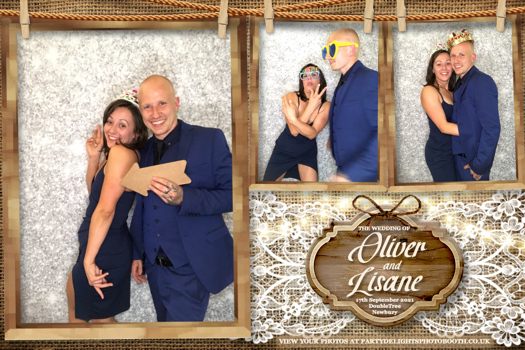 Oliver & Lisane's Wedding | View more photos from the event at gallery.partydelightsphotobooth.co.uk/u/PartyDelightsPhotoBooth/Oliver-Lisanes-Wedding