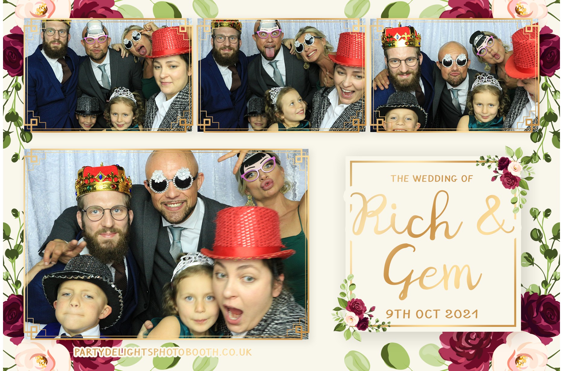 Richard & Gemma's Wedding | View more photos from the event at gallery.partydelightsphotobooth.co.uk/u/PartyDelightsPhotoBooth/Richard-Gemmas-Wedding