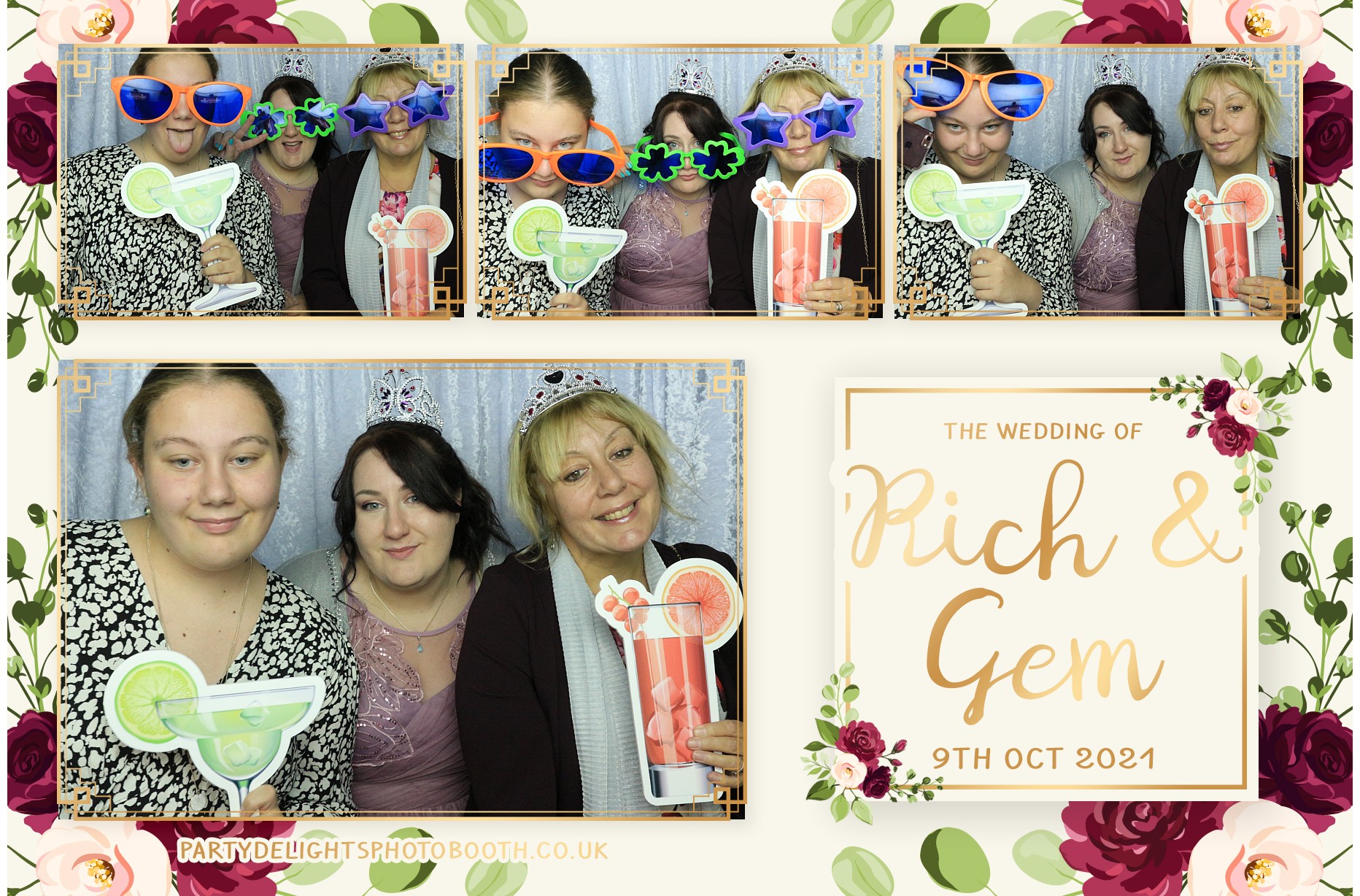 Richard & Gemma's Wedding | View more photos from the event at gallery.partydelightsphotobooth.co.uk/u/PartyDelightsPhotoBooth/Richard-Gemmas-Wedding