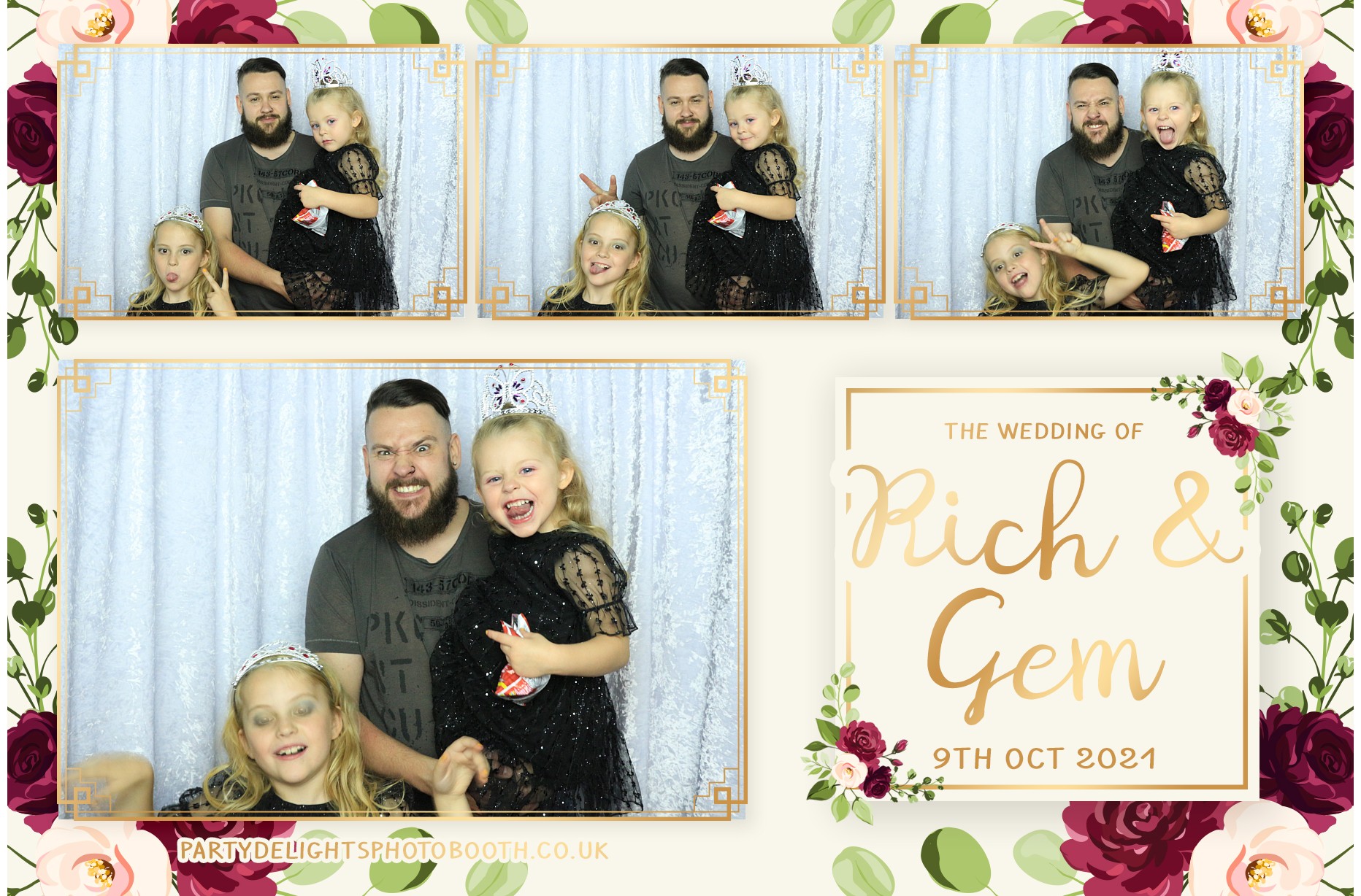 Richard & Gemma's Wedding | View more photos from the event at gallery.partydelightsphotobooth.co.uk/u/PartyDelightsPhotoBooth/Richard-Gemmas-Wedding