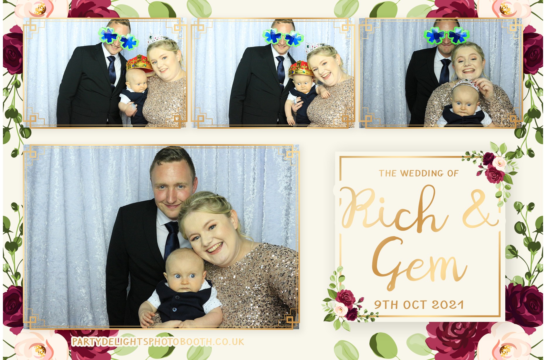 Richard & Gemma's Wedding | View more photos from the event at gallery.partydelightsphotobooth.co.uk/u/PartyDelightsPhotoBooth/Richard-Gemmas-Wedding