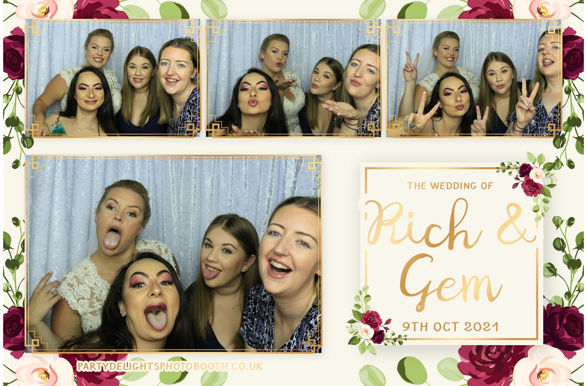 Richard & Gemma's Wedding | View more photos from the event at gallery.partydelightsphotobooth.co.uk/u/PartyDelightsPhotoBooth/Richard-Gemmas-Wedding