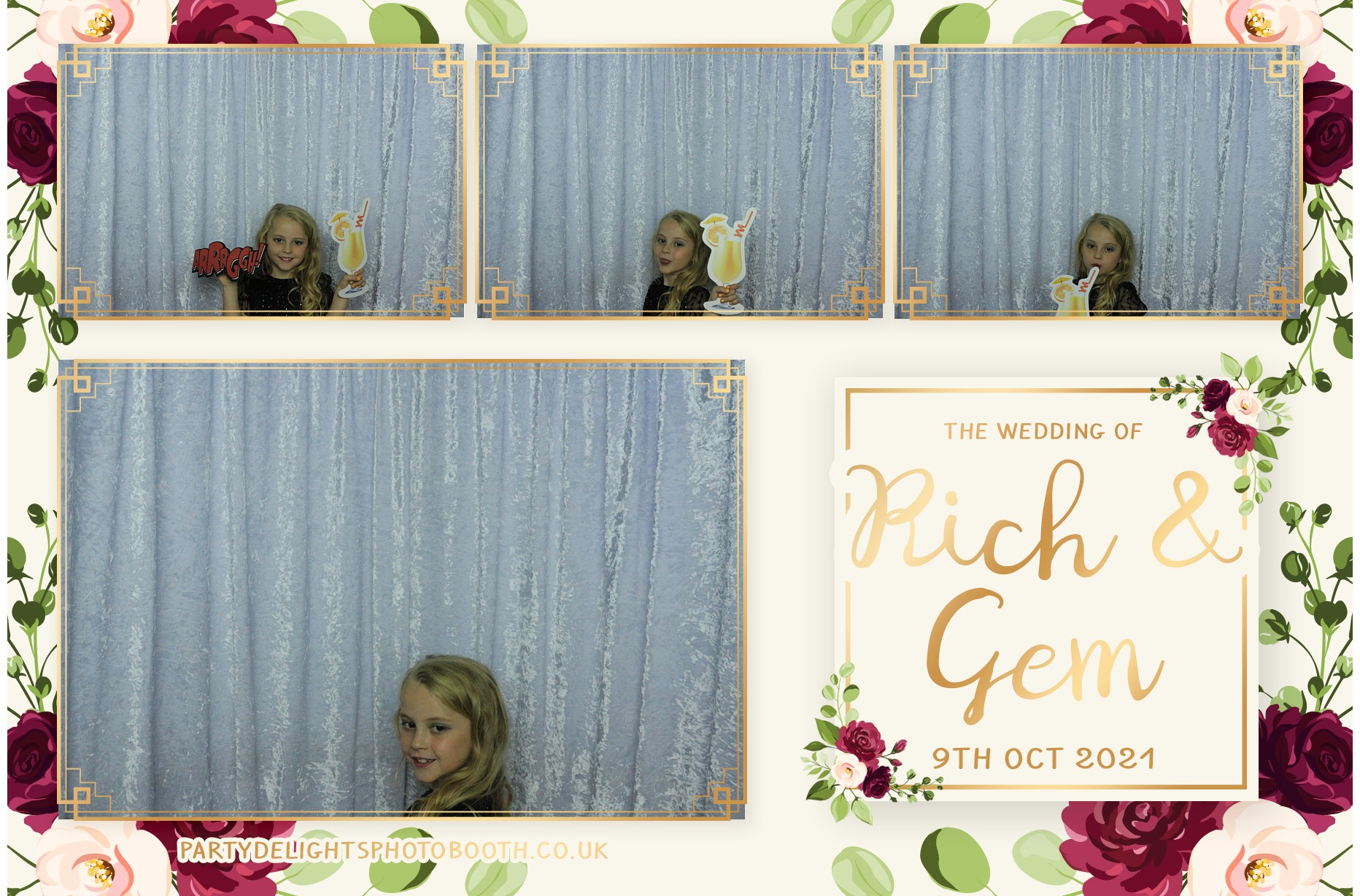 Richard & Gemma's Wedding | View more photos from the event at gallery.partydelightsphotobooth.co.uk/u/PartyDelightsPhotoBooth/Richard-Gemmas-Wedding