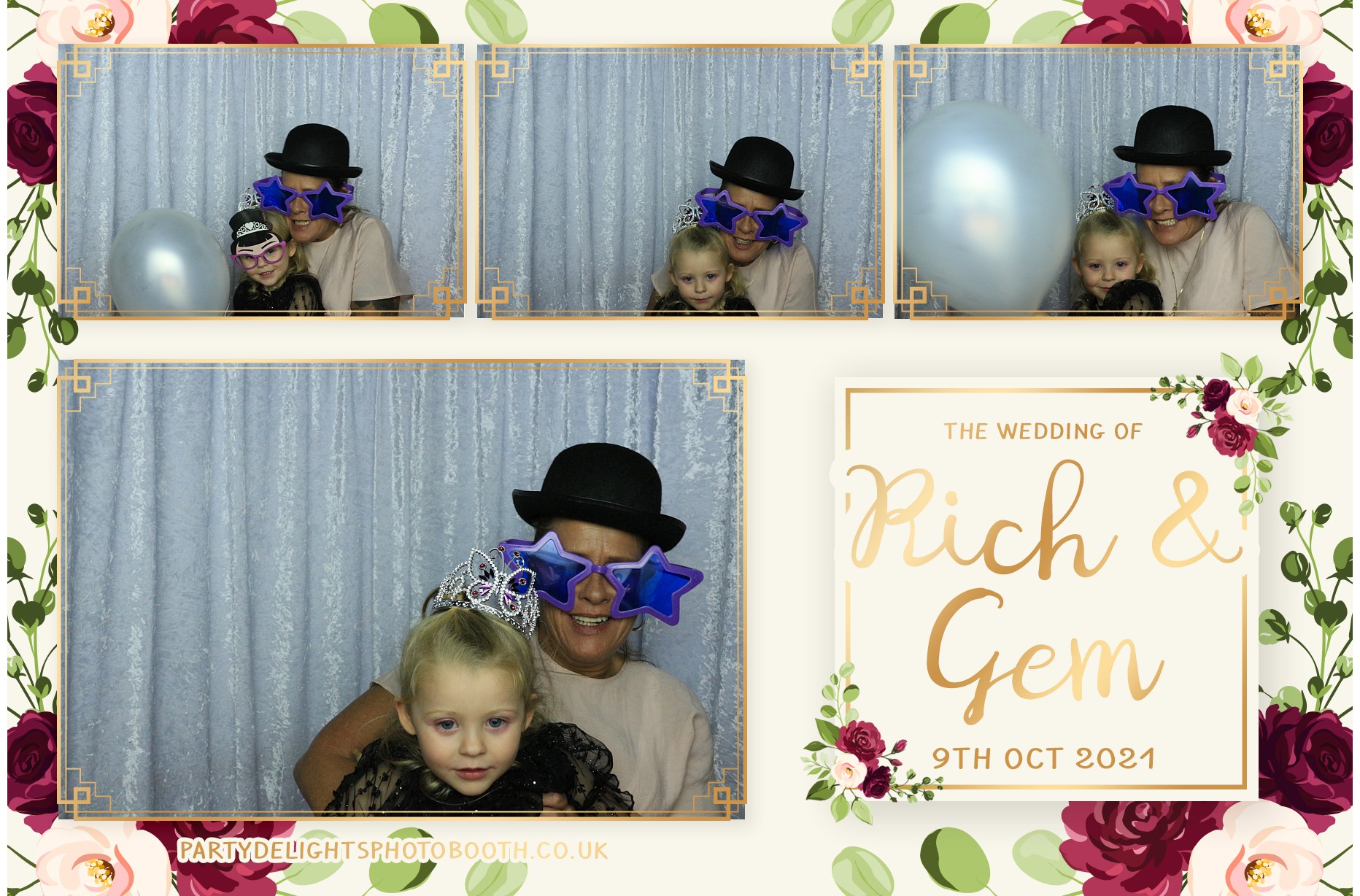 Richard & Gemma's Wedding | View more photos from the event at gallery.partydelightsphotobooth.co.uk/u/PartyDelightsPhotoBooth/Richard-Gemmas-Wedding