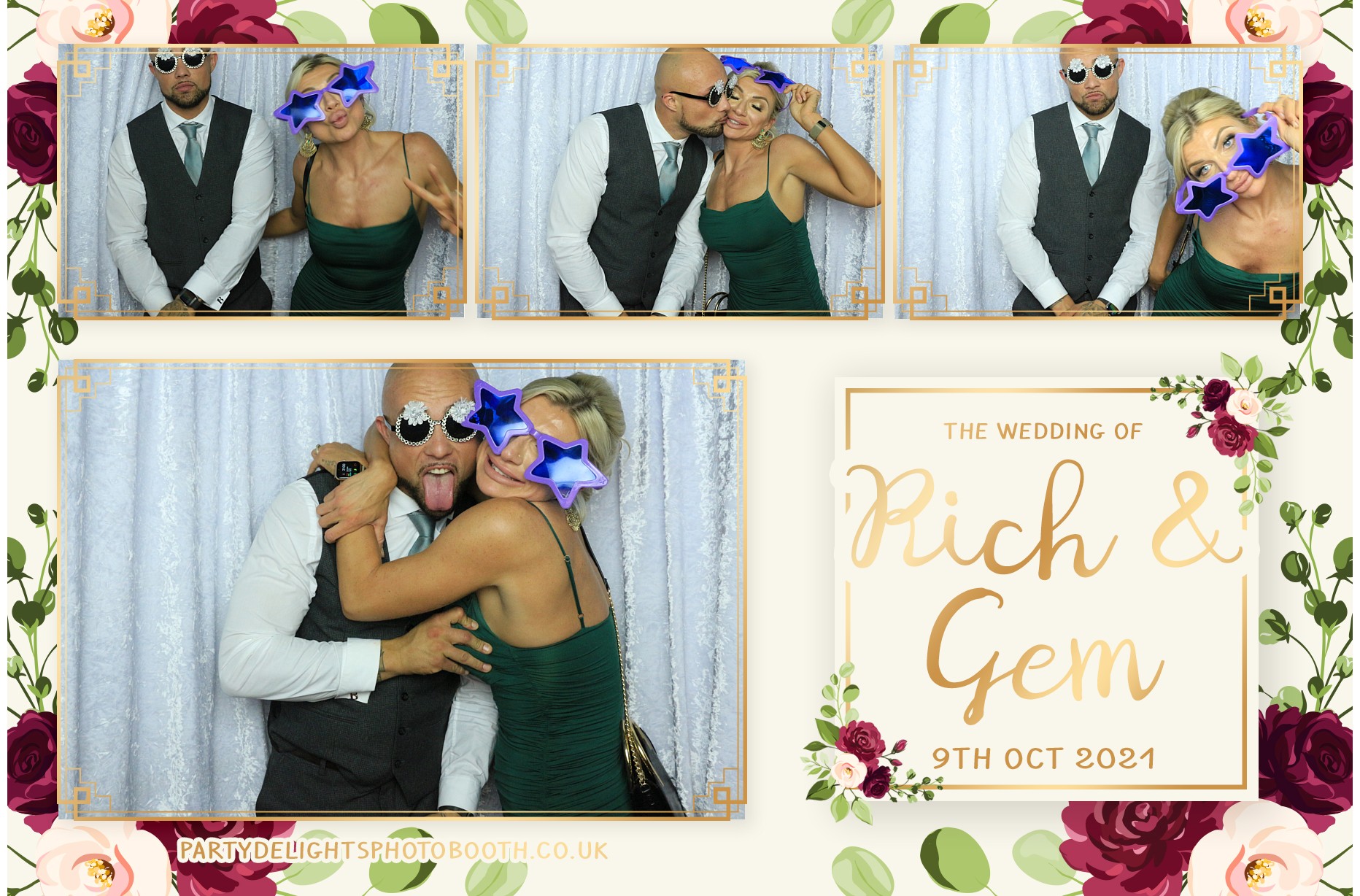 Richard & Gemma's Wedding | View more photos from the event at gallery.partydelightsphotobooth.co.uk/u/PartyDelightsPhotoBooth/Richard-Gemmas-Wedding