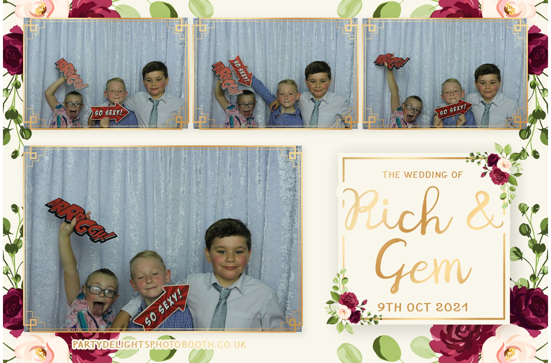 Richard & Gemma's Wedding | View more photos from the event at gallery.partydelightsphotobooth.co.uk/u/PartyDelightsPhotoBooth/Richard-Gemmas-Wedding