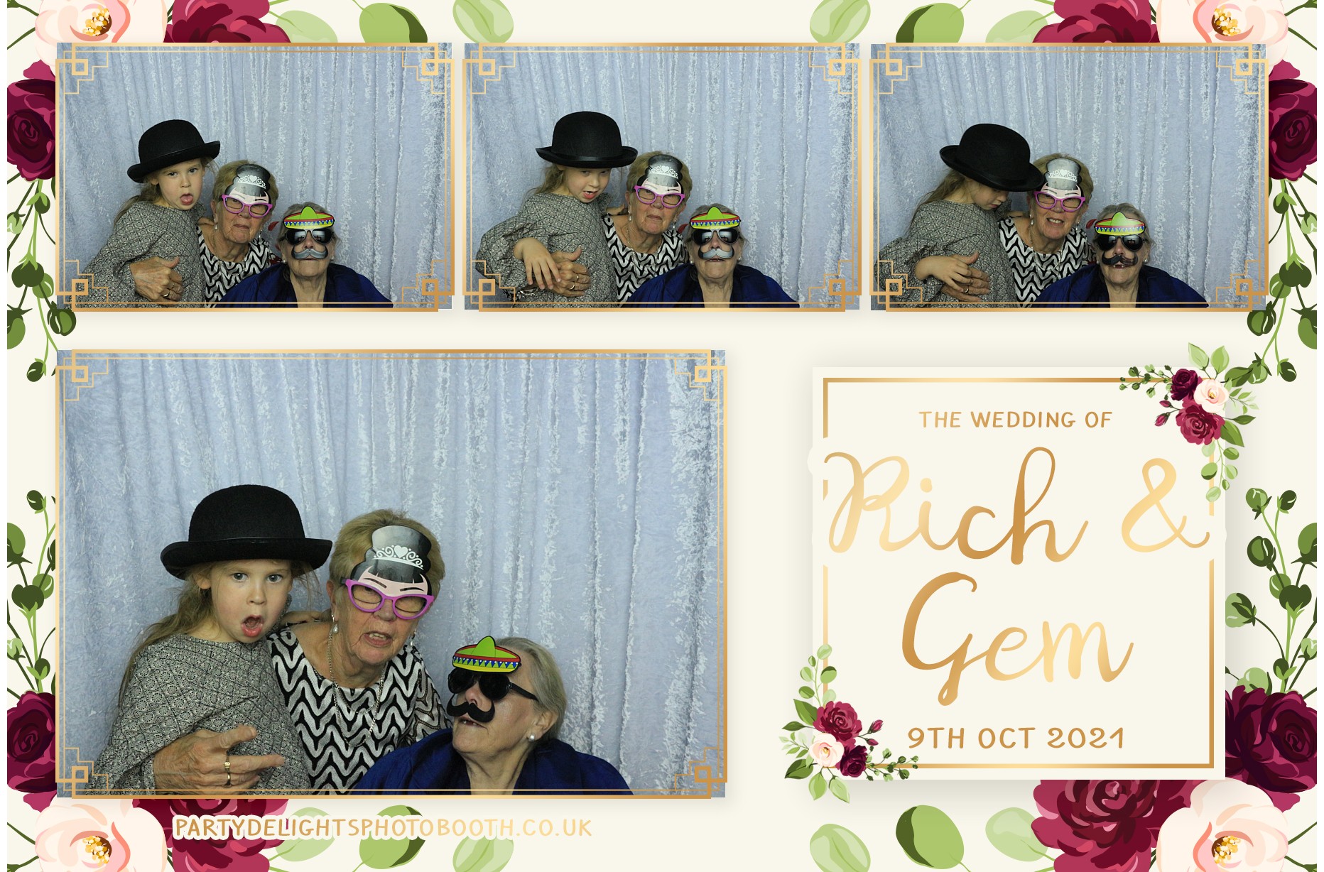 Richard & Gemma's Wedding | View more photos from the event at gallery.partydelightsphotobooth.co.uk/u/PartyDelightsPhotoBooth/Richard-Gemmas-Wedding