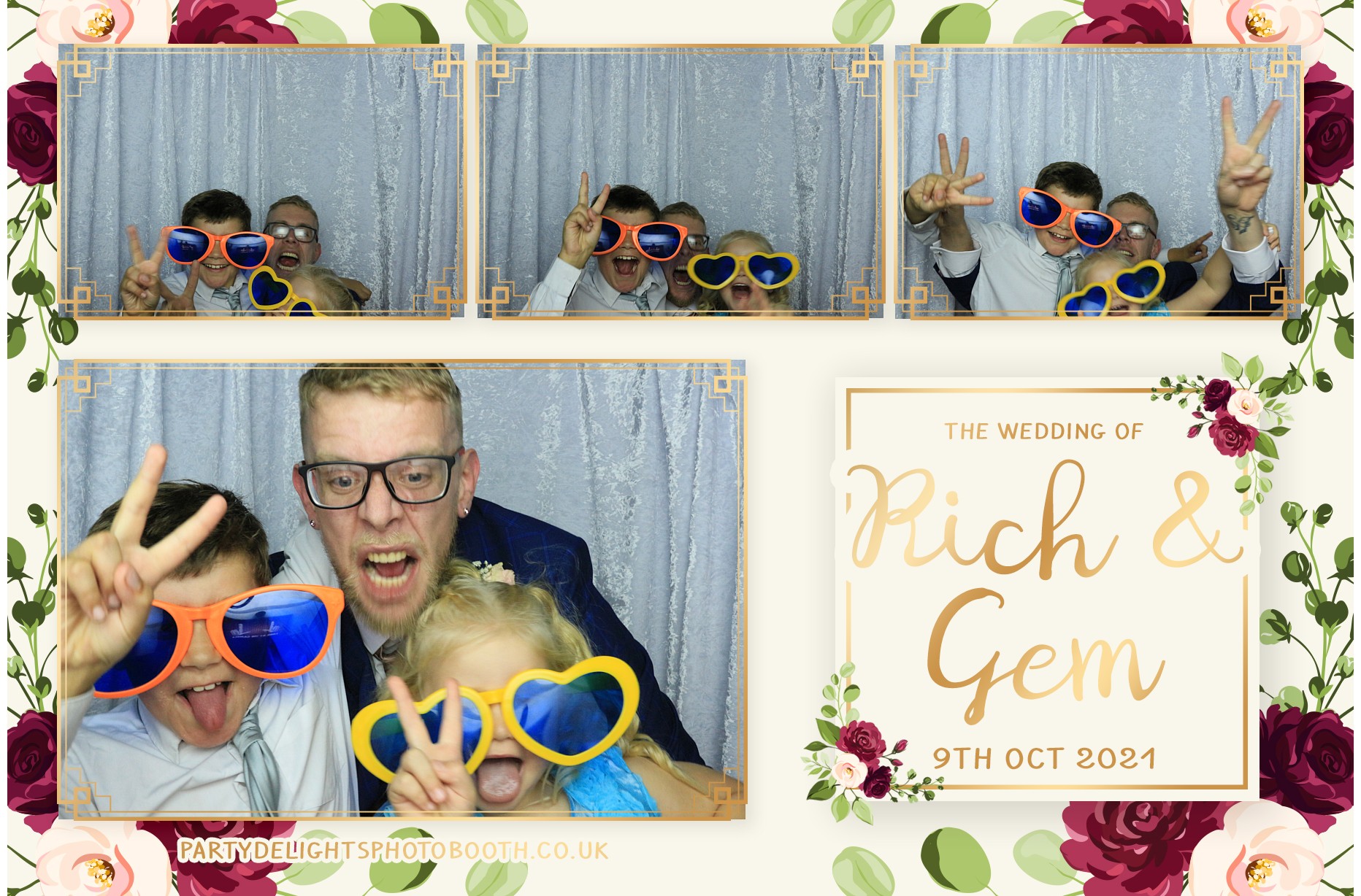 Richard & Gemma's Wedding | View more photos from the event at gallery.partydelightsphotobooth.co.uk/u/PartyDelightsPhotoBooth/Richard-Gemmas-Wedding