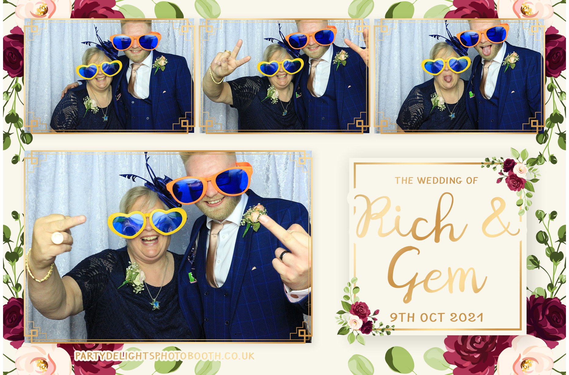 Richard & Gemma's Wedding | View more photos from the event at gallery.partydelightsphotobooth.co.uk/u/PartyDelightsPhotoBooth/Richard-Gemmas-Wedding