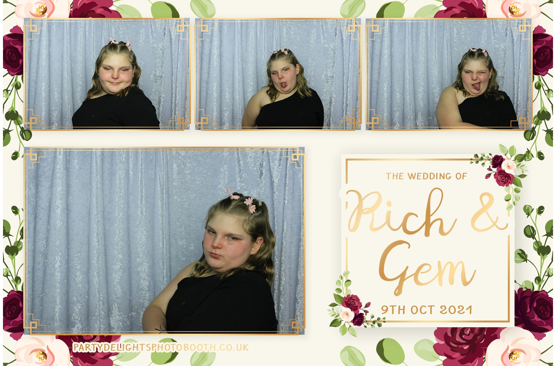 Richard & Gemma's Wedding | View more photos from the event at gallery.partydelightsphotobooth.co.uk/u/PartyDelightsPhotoBooth/Richard-Gemmas-Wedding