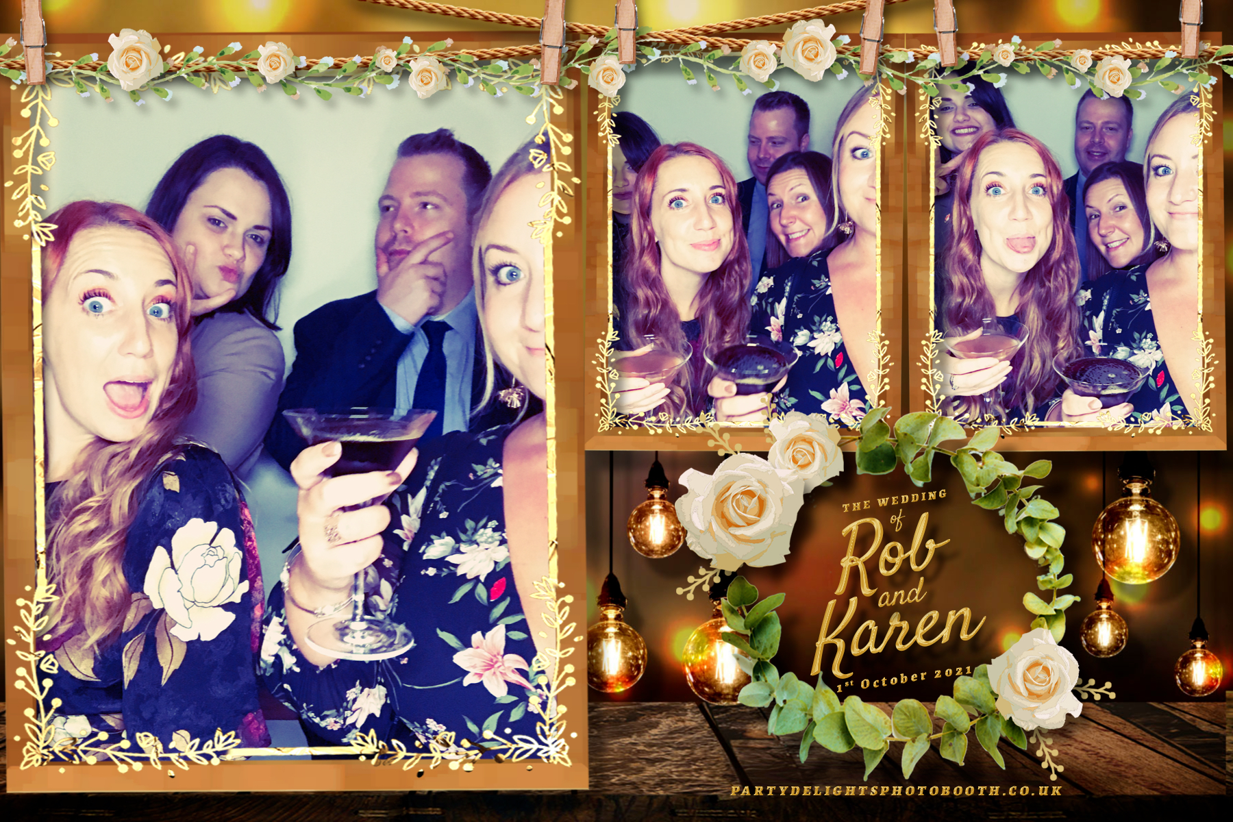 Rob & Karen's Wedding | View more photos from the event at gallery.partydelightsphotobooth.co.uk/u/PartyDelightsPhotoBooth/Rob-Karens-Wedding