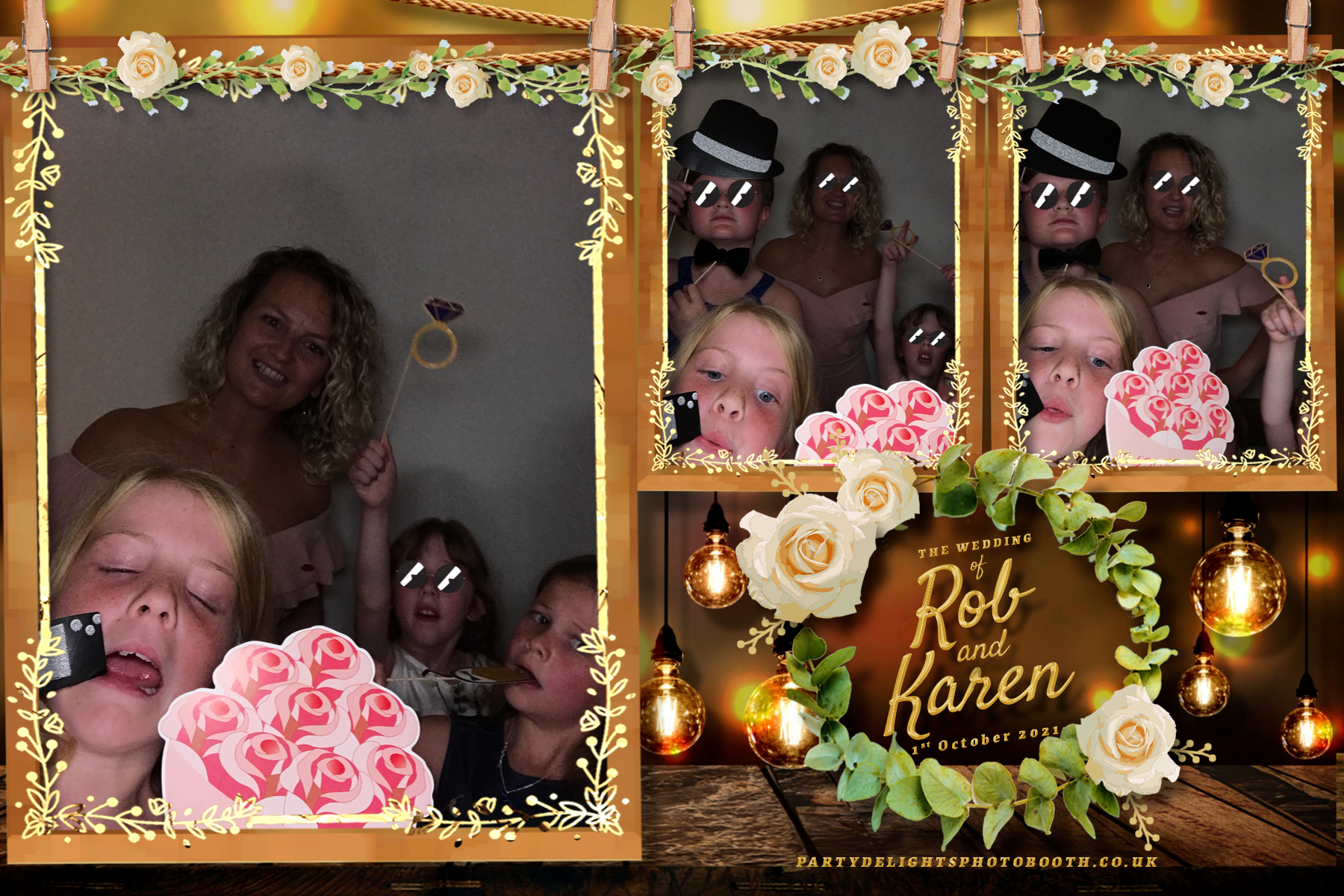 Rob & Karen's Wedding | View more photos from the event at gallery.partydelightsphotobooth.co.uk/u/PartyDelightsPhotoBooth/Rob-Karens-Wedding