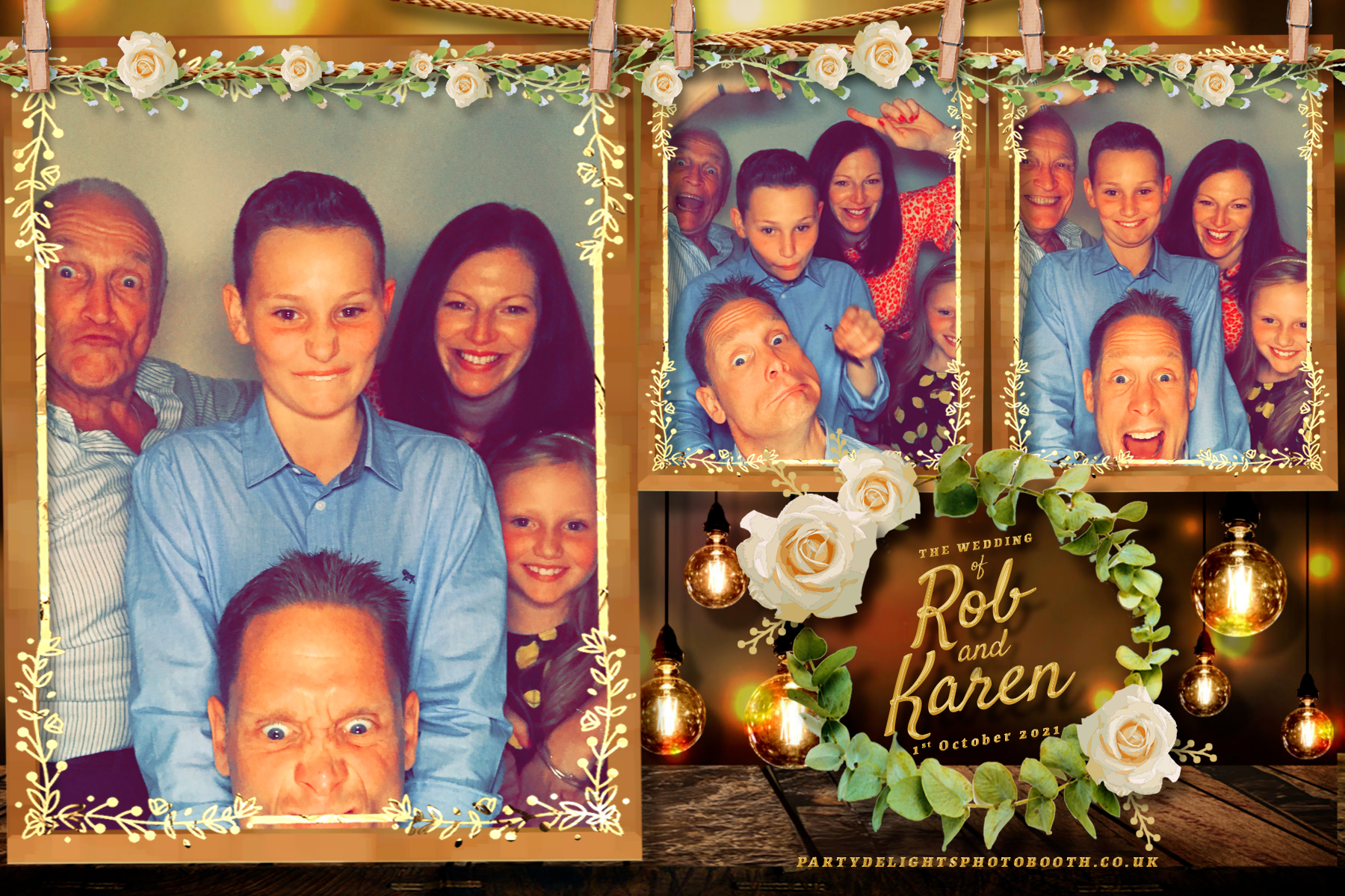 Rob & Karen's Wedding | View more photos from the event at gallery.partydelightsphotobooth.co.uk/u/PartyDelightsPhotoBooth/Rob-Karens-Wedding