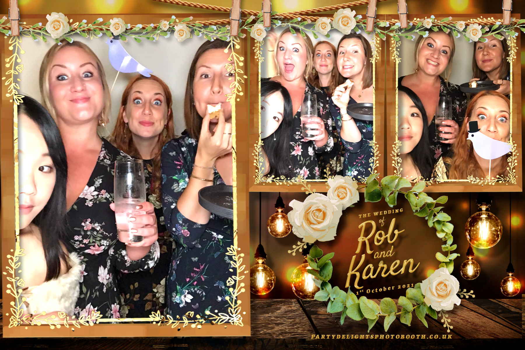 Rob & Karen's Wedding | View more photos from the event at gallery.partydelightsphotobooth.co.uk/u/PartyDelightsPhotoBooth/Rob-Karens-Wedding