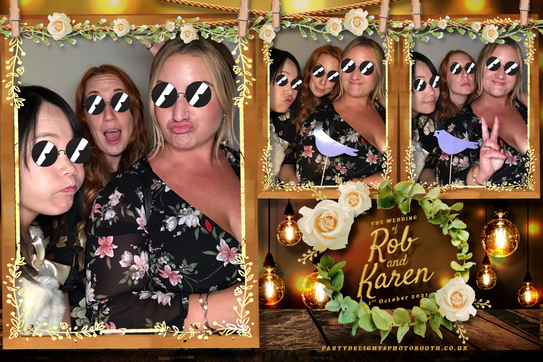 Rob & Karen's Wedding | View more photos from the event at gallery.partydelightsphotobooth.co.uk/u/PartyDelightsPhotoBooth/Rob-Karens-Wedding