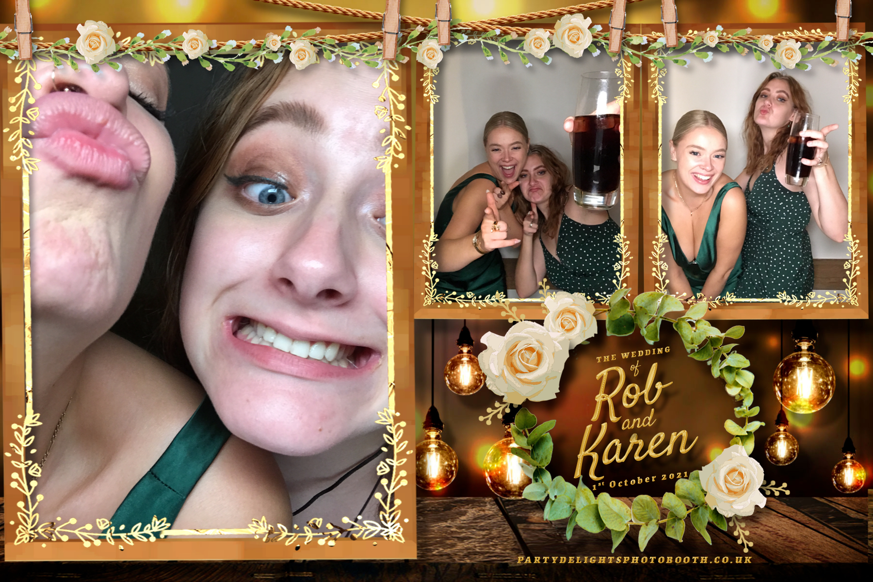 Rob & Karen's Wedding | View more photos from the event at gallery.partydelightsphotobooth.co.uk/u/PartyDelightsPhotoBooth/Rob-Karens-Wedding