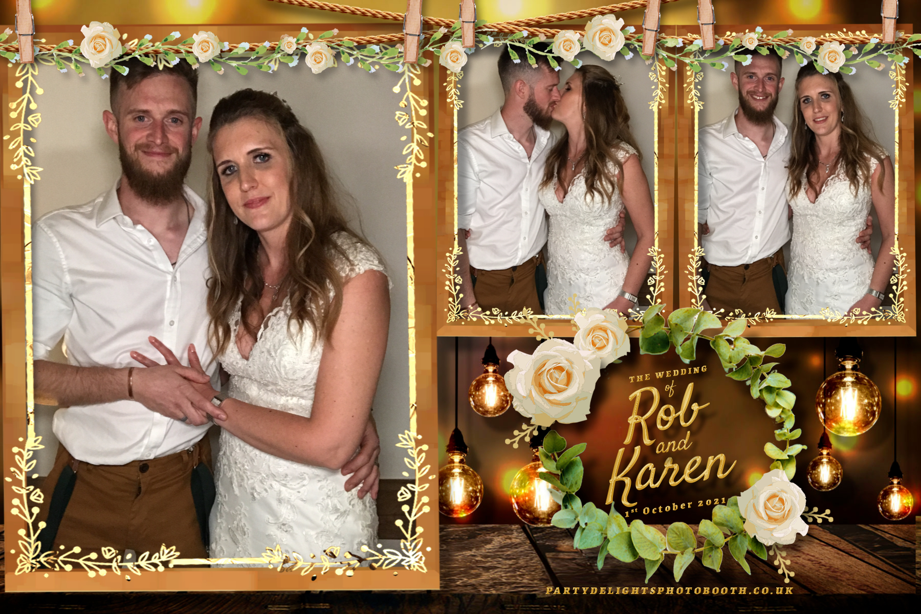 Rob & Karen's Wedding | View more photos from the event at gallery.partydelightsphotobooth.co.uk/u/PartyDelightsPhotoBooth/Rob-Karens-Wedding
