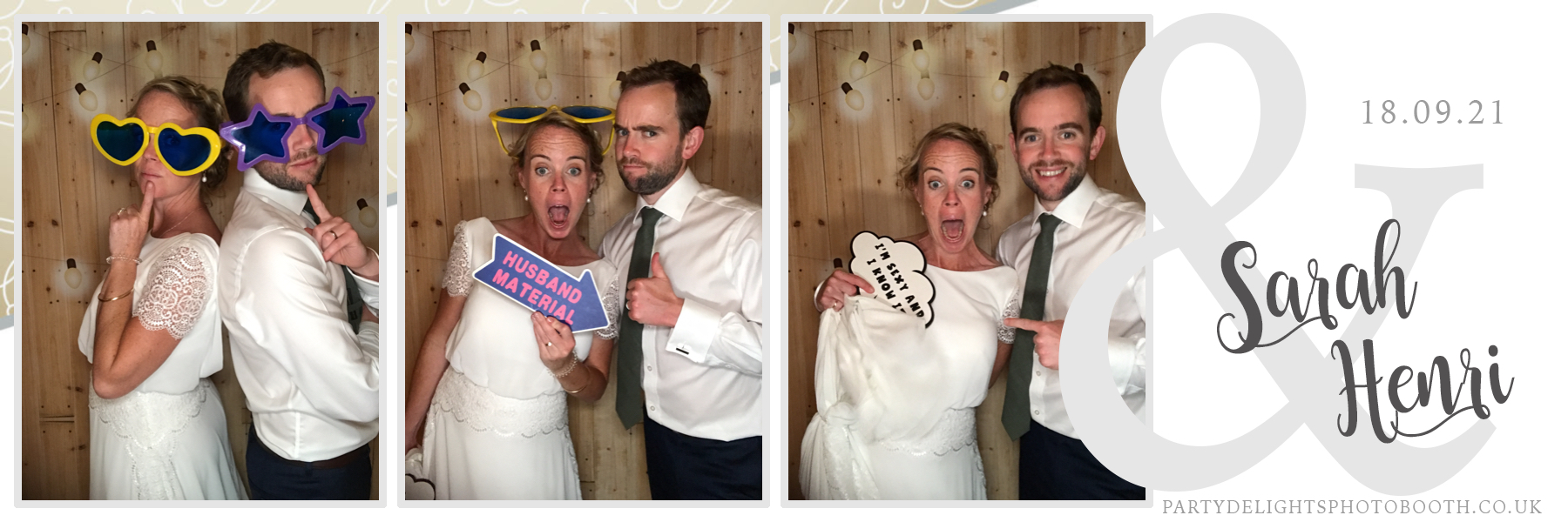 Sarah and Henri's Wedding | View more photos from the event at gallery.partydelightsphotobooth.co.uk/u/PartyDelightsPhotoBooth/Sarah-and-Henris-Wedding