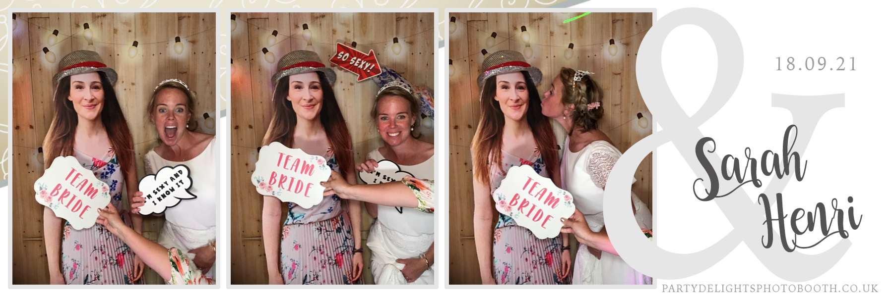 Sarah and Henri's Wedding | View more photos from the event at gallery.partydelightsphotobooth.co.uk/u/PartyDelightsPhotoBooth/Sarah-and-Henris-Wedding