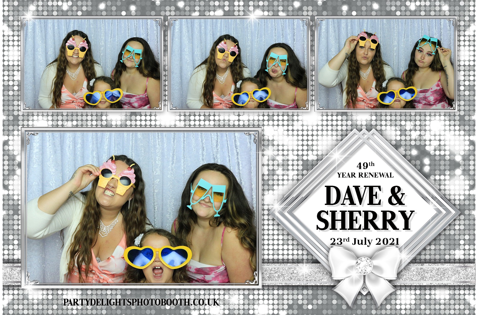 Sherry & Dave's Vow Renewal | View more photos from the event at gallery.partydelightsphotobooth.co.uk/u/PartyDelightsPhotoBooth/Sherry-Daves-Vow-Renewal