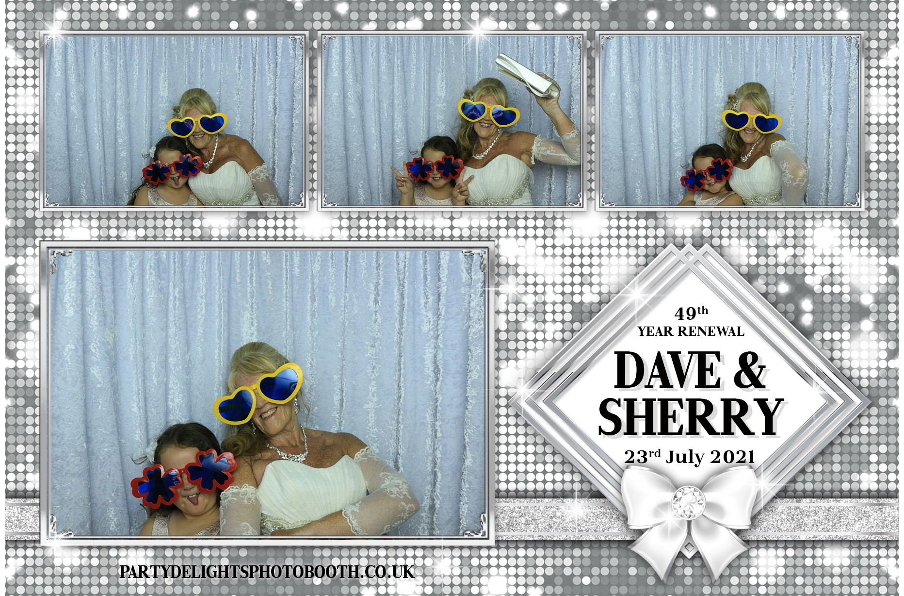Sherry & Dave's Vow Renewal | View more photos from the event at gallery.partydelightsphotobooth.co.uk/u/PartyDelightsPhotoBooth/Sherry-Daves-Vow-Renewal