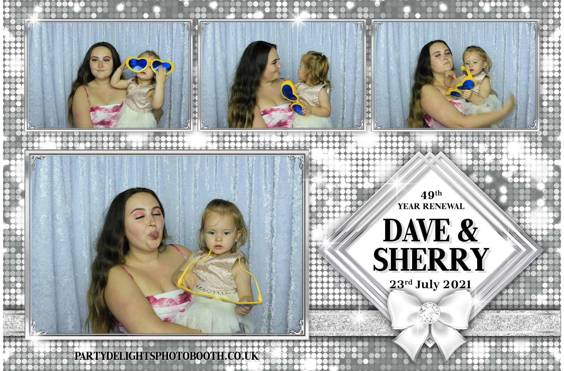 Sherry & Dave's Vow Renewal | View more photos from the event at gallery.partydelightsphotobooth.co.uk/u/PartyDelightsPhotoBooth/Sherry-Daves-Vow-Renewal
