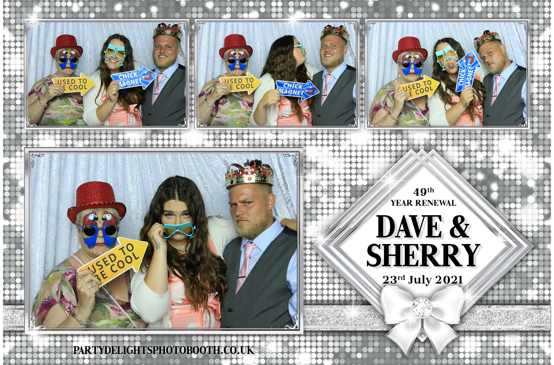 Sherry & Dave's Vow Renewal | View more photos from the event at gallery.partydelightsphotobooth.co.uk/u/PartyDelightsPhotoBooth/Sherry-Daves-Vow-Renewal