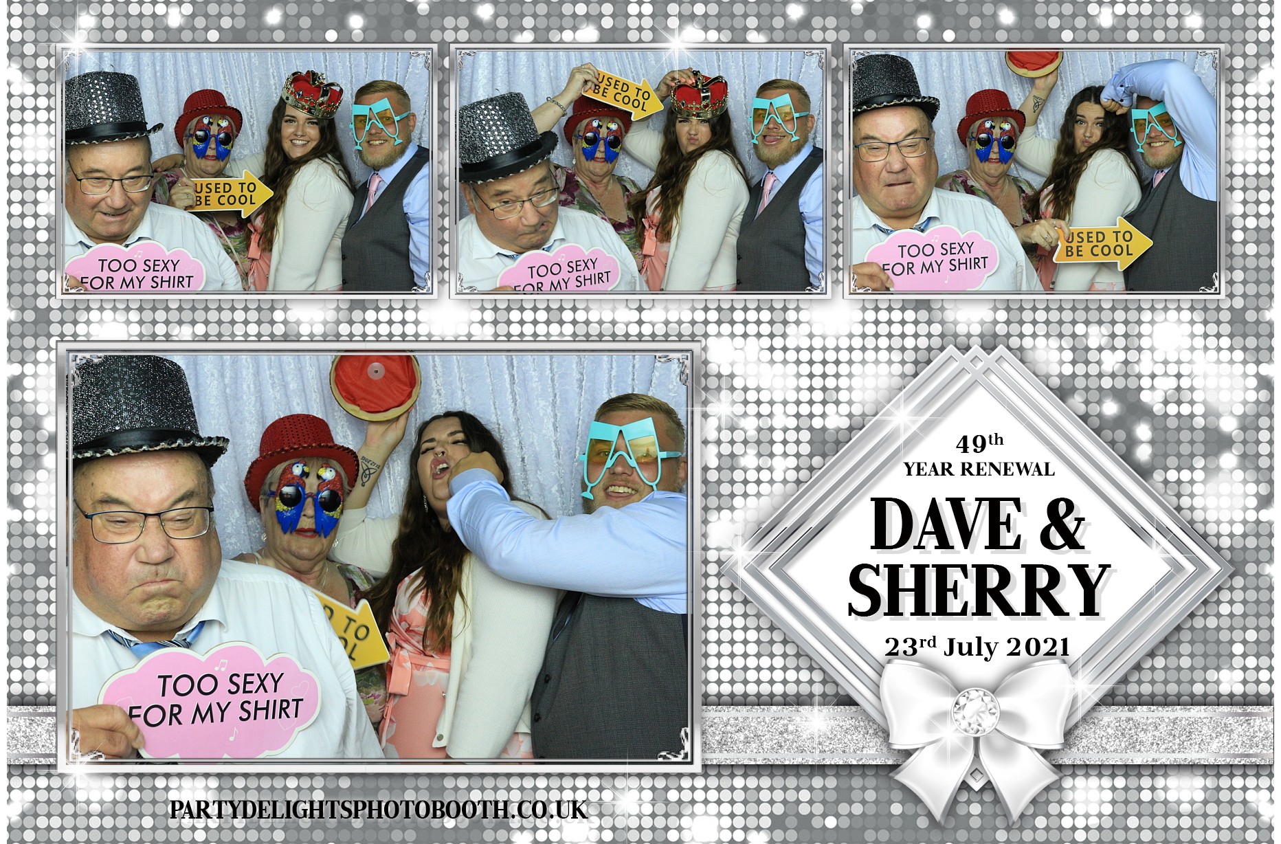 Sherry & Dave's Vow Renewal | View more photos from the event at gallery.partydelightsphotobooth.co.uk/u/PartyDelightsPhotoBooth/Sherry-Daves-Vow-Renewal