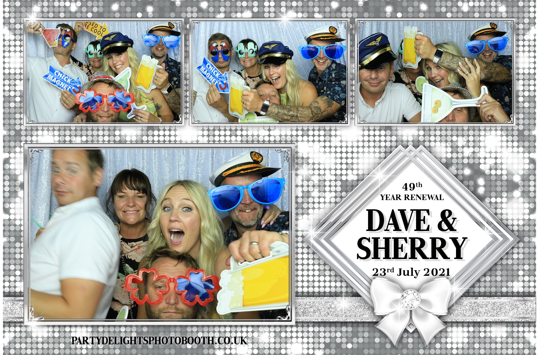 Sherry & Dave's Vow Renewal | View more photos from the event at gallery.partydelightsphotobooth.co.uk/u/PartyDelightsPhotoBooth/Sherry-Daves-Vow-Renewal