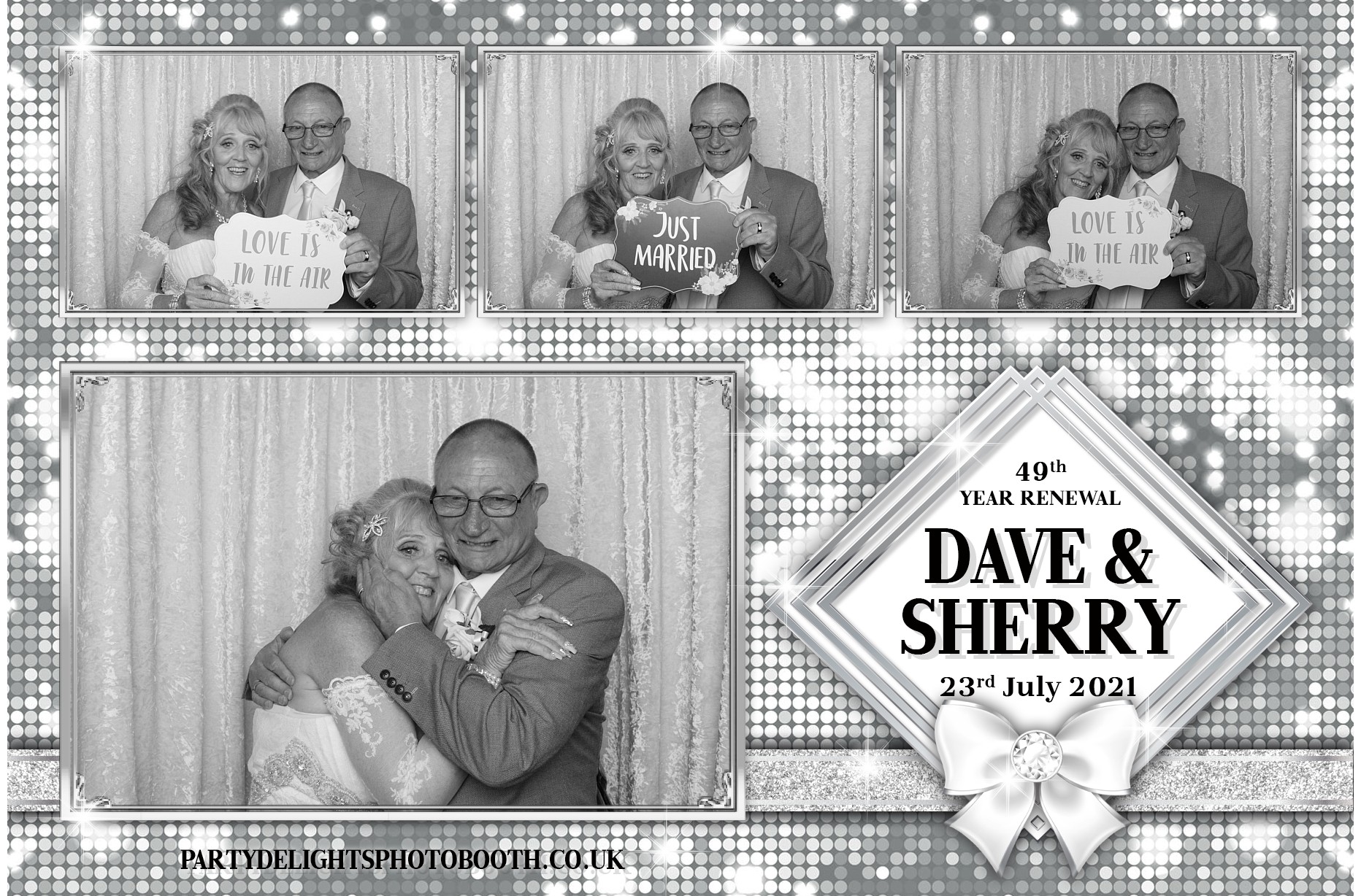 Sherry & Dave's Vow Renewal | View more photos from the event at gallery.partydelightsphotobooth.co.uk/u/PartyDelightsPhotoBooth/Sherry-Daves-Vow-Renewal