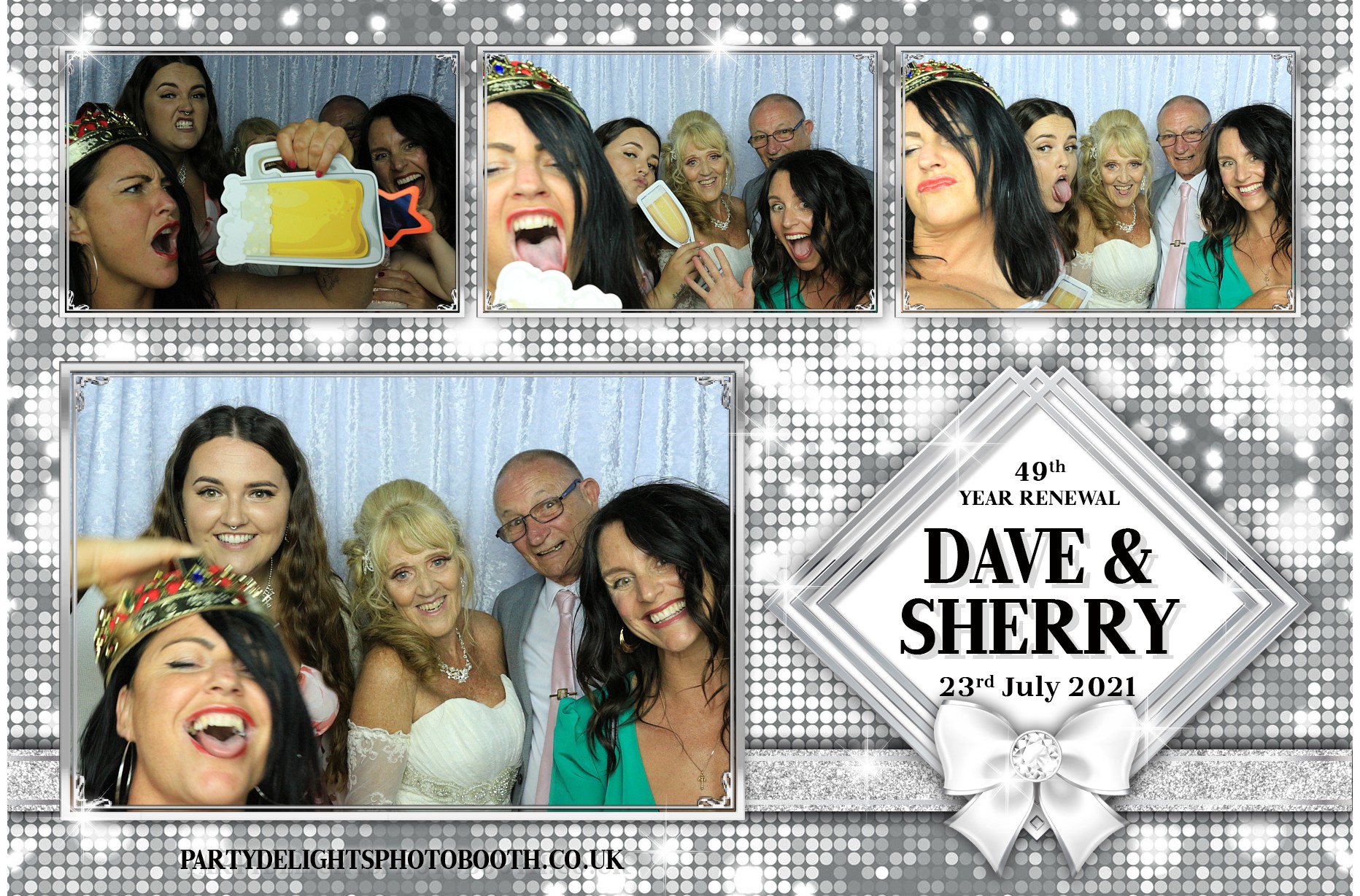 Sherry & Dave's Vow Renewal | View more photos from the event at gallery.partydelightsphotobooth.co.uk/u/PartyDelightsPhotoBooth/Sherry-Daves-Vow-Renewal