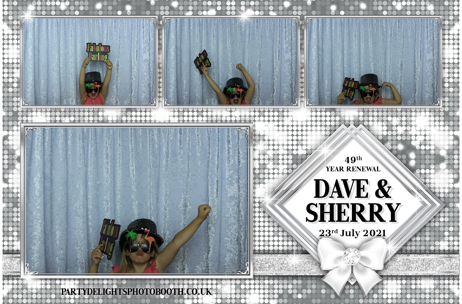 Sherry & Dave's Vow Renewal | View more photos from the event at gallery.partydelightsphotobooth.co.uk/u/PartyDelightsPhotoBooth/Sherry-Daves-Vow-Renewal
