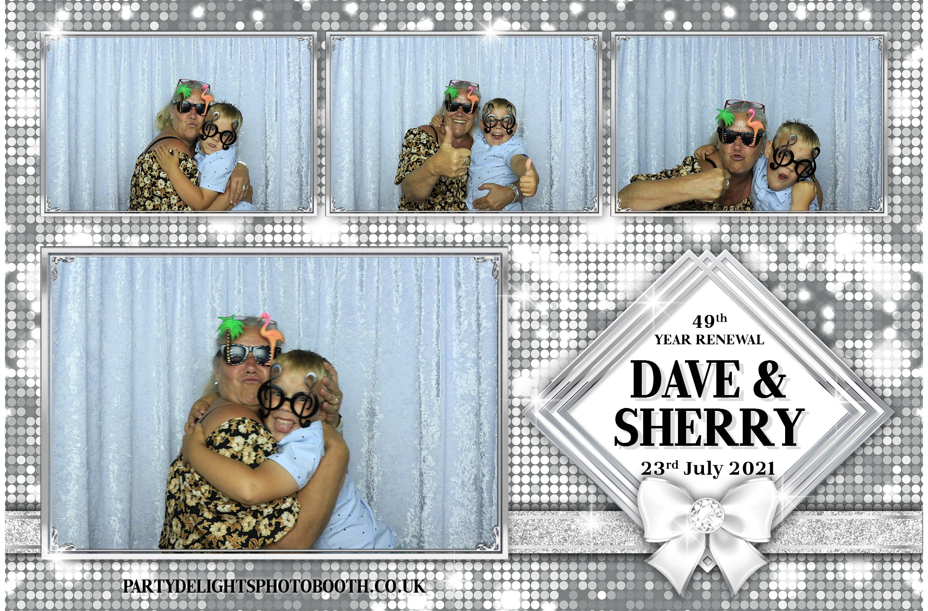 Sherry & Dave's Vow Renewal | View more photos from the event at gallery.partydelightsphotobooth.co.uk/u/PartyDelightsPhotoBooth/Sherry-Daves-Vow-Renewal