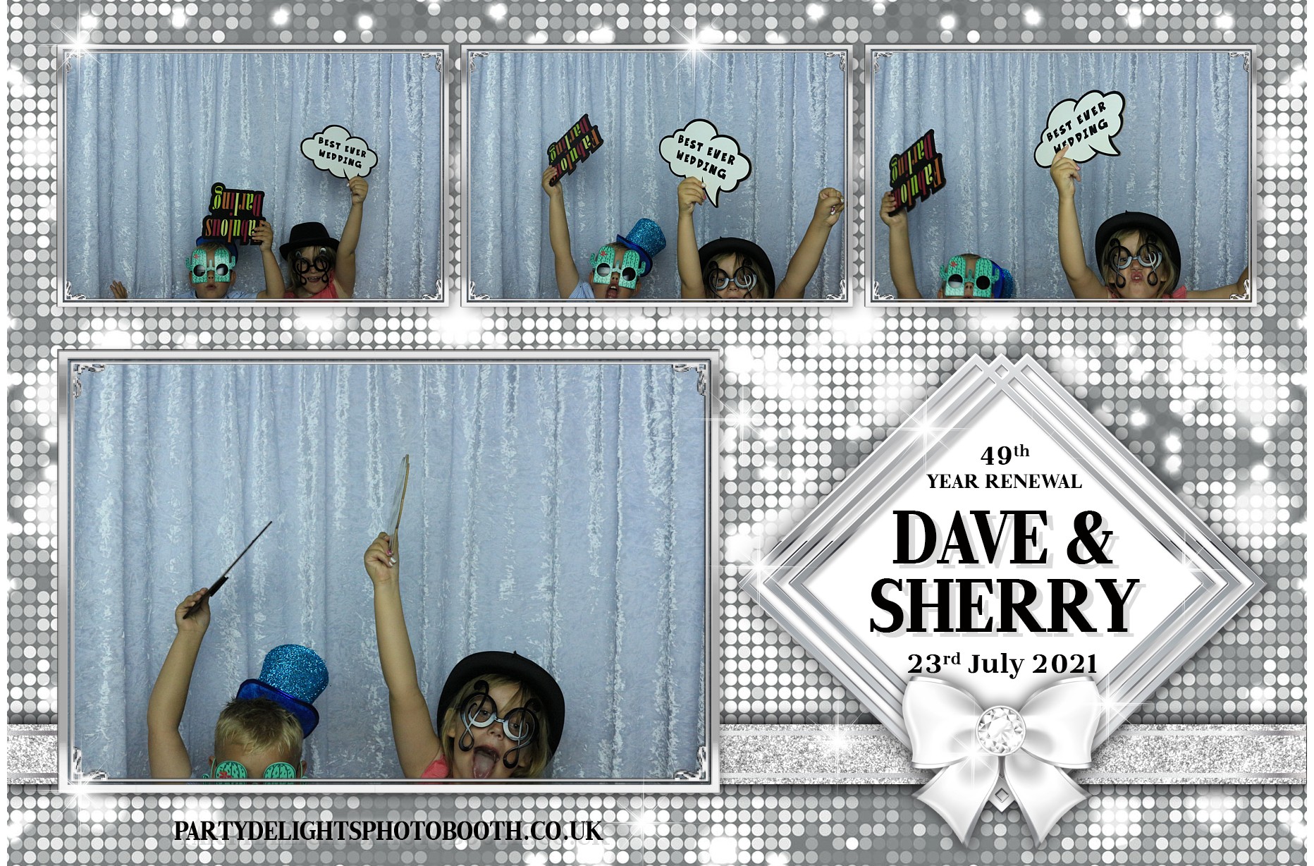 Sherry & Dave's Vow Renewal | View more photos from the event at gallery.partydelightsphotobooth.co.uk/u/PartyDelightsPhotoBooth/Sherry-Daves-Vow-Renewal