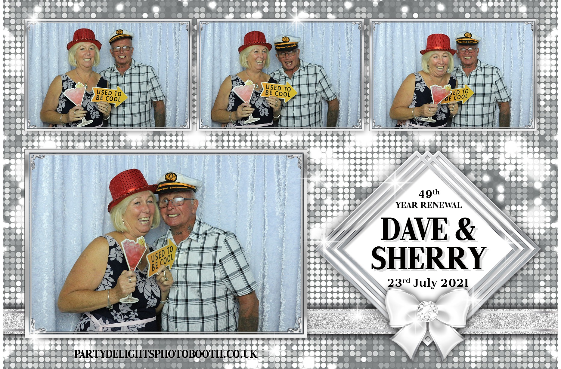 Sherry & Dave's Vow Renewal | View more photos from the event at gallery.partydelightsphotobooth.co.uk/u/PartyDelightsPhotoBooth/Sherry-Daves-Vow-Renewal