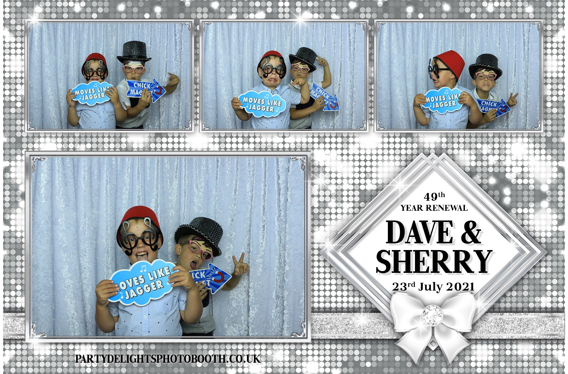 Sherry & Dave's Vow Renewal | View more photos from the event at gallery.partydelightsphotobooth.co.uk/u/PartyDelightsPhotoBooth/Sherry-Daves-Vow-Renewal
