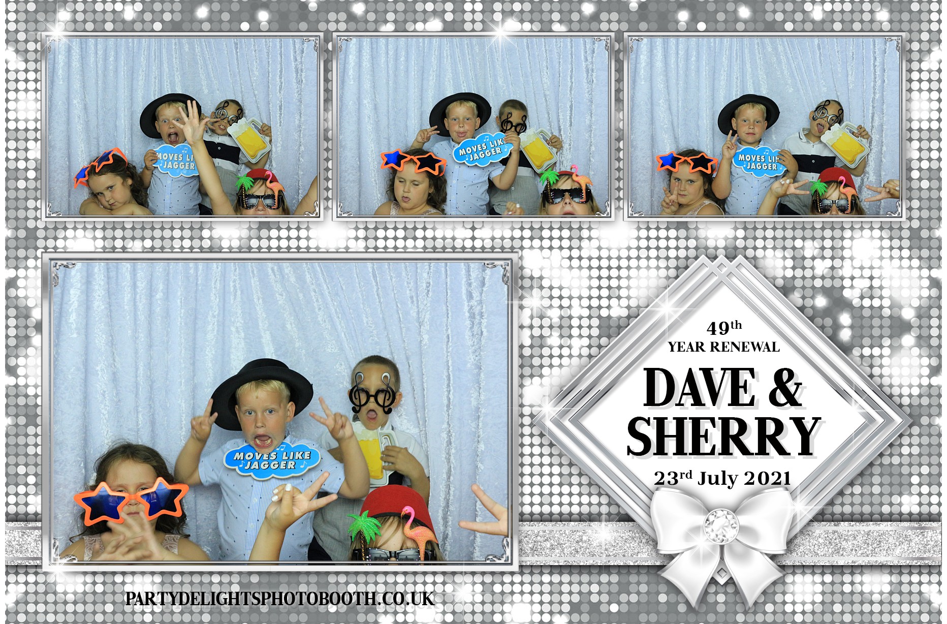 Sherry & Dave's Vow Renewal | View more photos from the event at gallery.partydelightsphotobooth.co.uk/u/PartyDelightsPhotoBooth/Sherry-Daves-Vow-Renewal