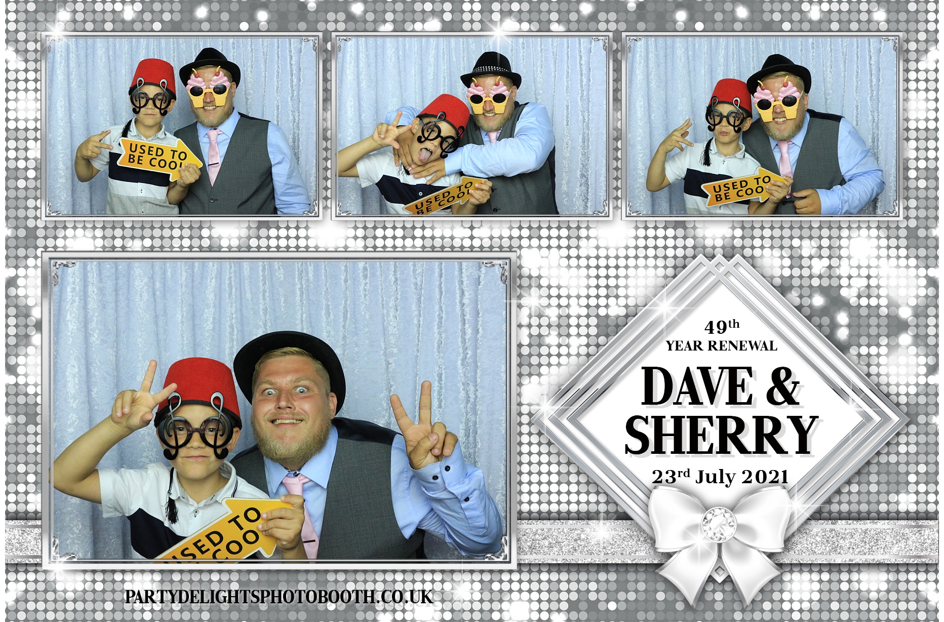 Sherry & Dave's Vow Renewal | View more photos from the event at gallery.partydelightsphotobooth.co.uk/u/PartyDelightsPhotoBooth/Sherry-Daves-Vow-Renewal