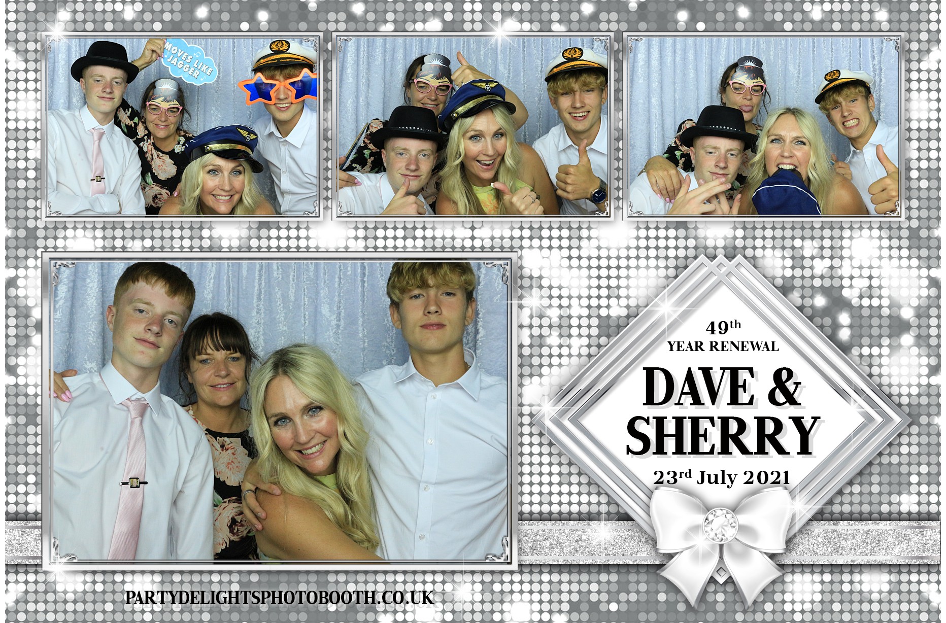 Sherry & Dave's Vow Renewal | View more photos from the event at gallery.partydelightsphotobooth.co.uk/u/PartyDelightsPhotoBooth/Sherry-Daves-Vow-Renewal