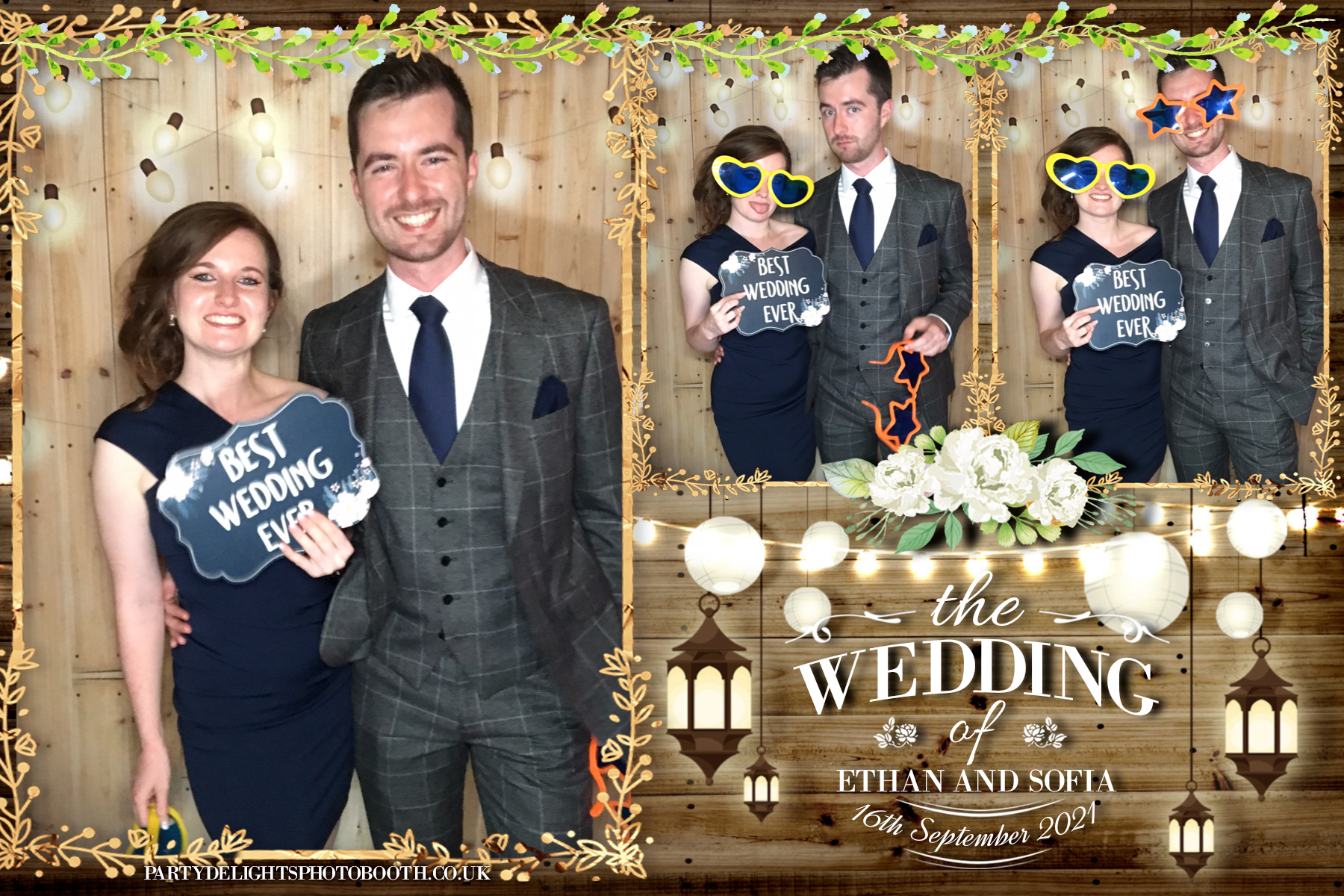 Sofia & Ethan's Wedding | View more photos from the event at gallery.partydelightsphotobooth.co.uk/u/PartyDelightsPhotoBooth/Sofia-Ethans-Wedding