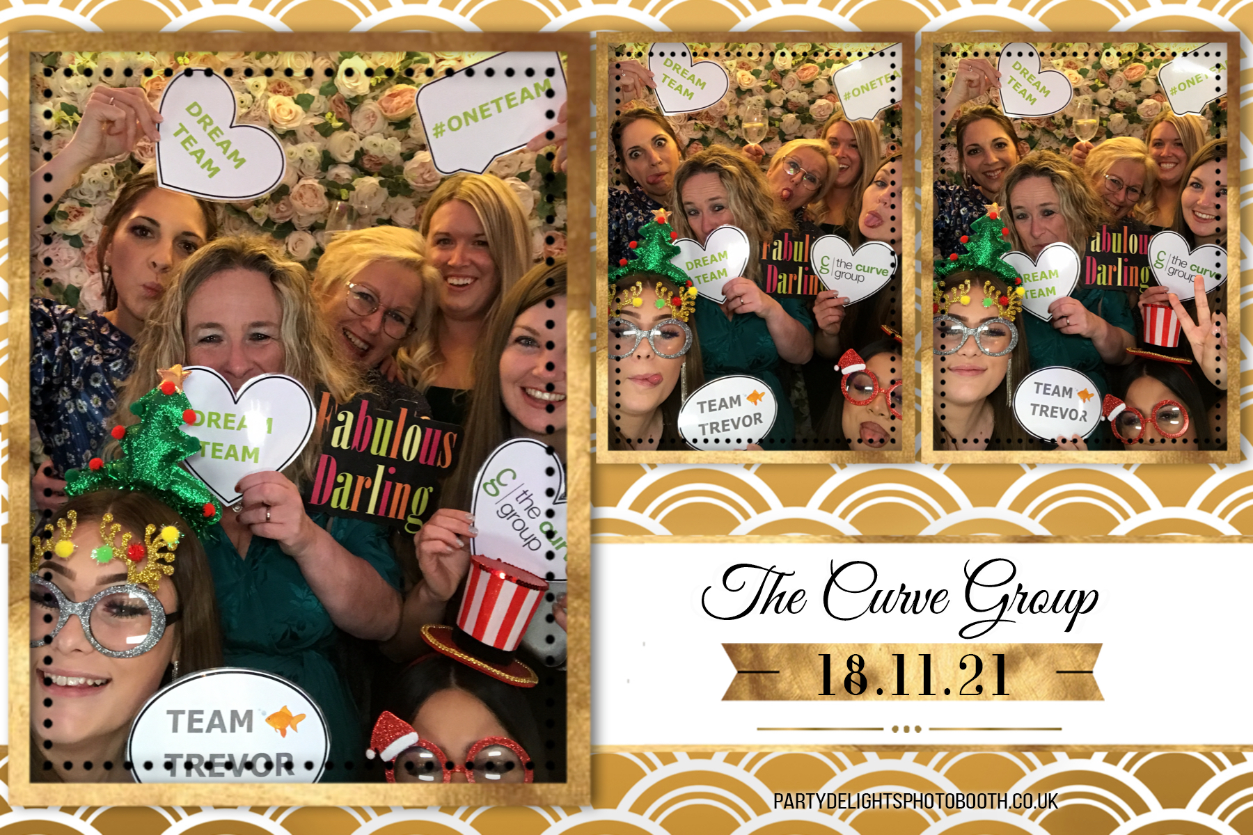 The Curve Group Annual Christmas Party | View more photos from the event at gallery.partydelightsphotobooth.co.uk/u/PartyDelightsPhotoBooth/The-Curve-Group-Annual-Christmas-Party